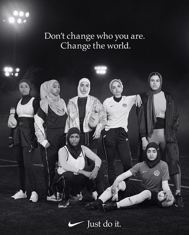 New work with @niketoronto @hijabiballers shot by @alexavachon styled by @zeinaesmail hair and makeup by me.