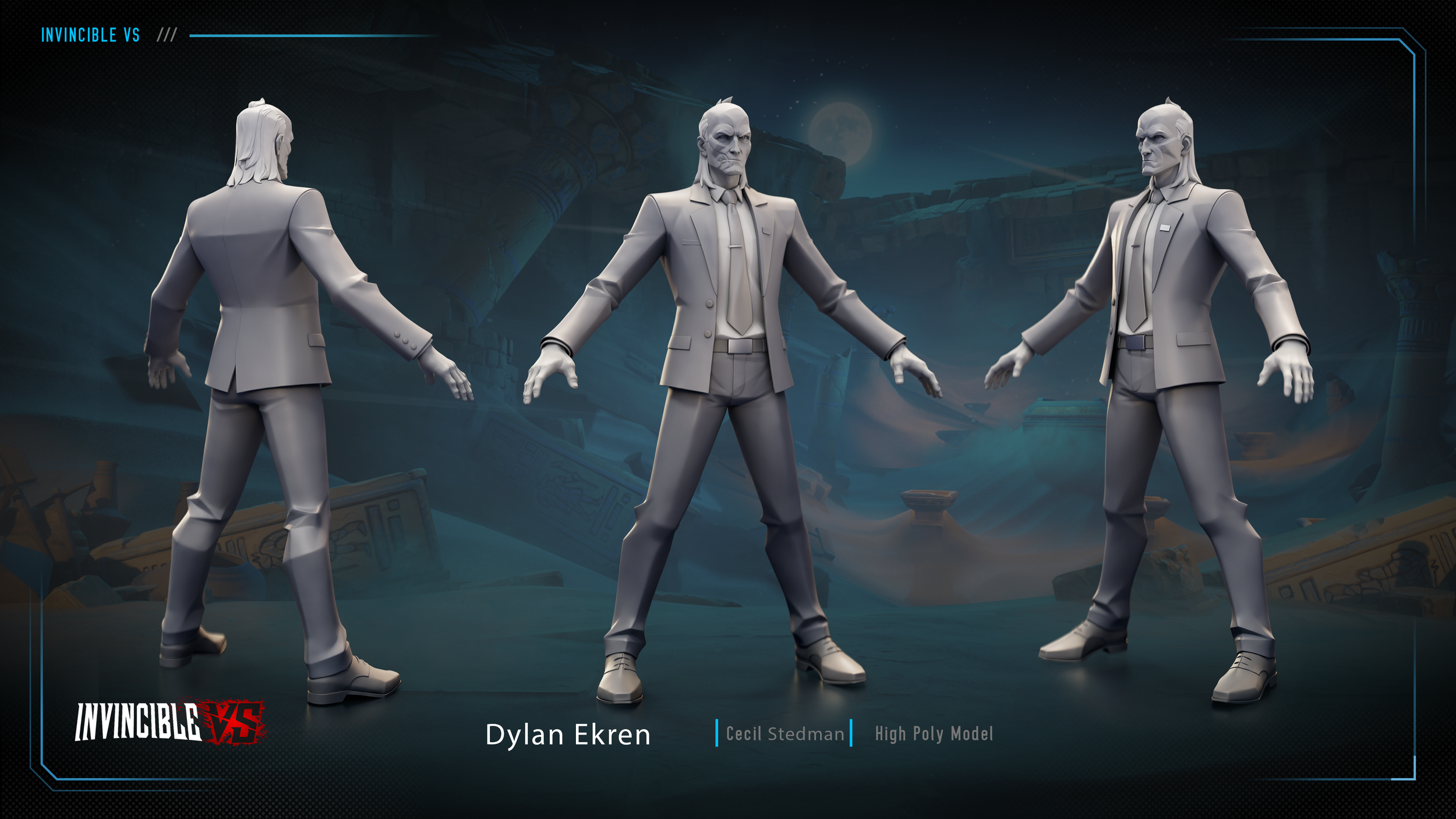 Cecil Stedman High Poly