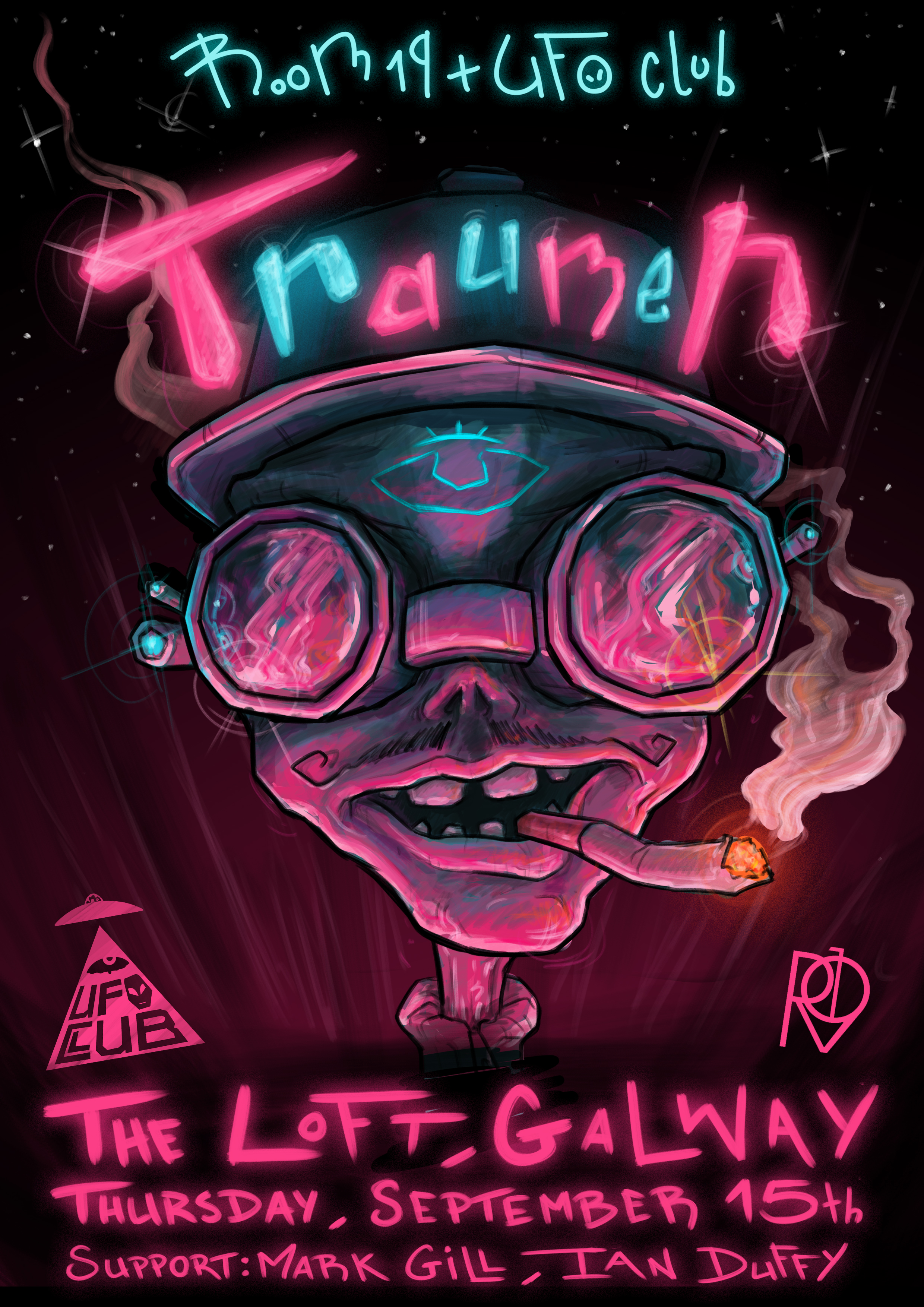 Traumer Gig Poster