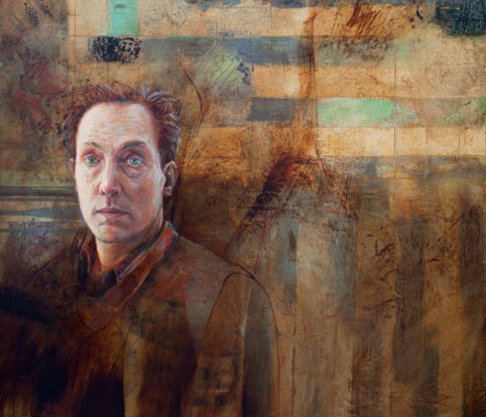 detail, Portrait of the Artist: Bruce Herman, ca. 2011 oil and alkyd on canvas