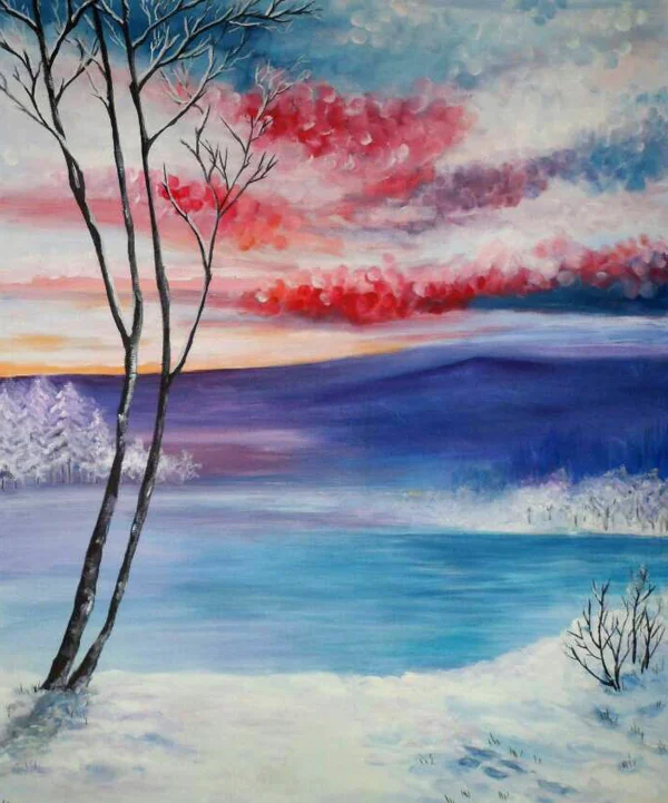 Dimri (2018) Acrylic on canvas SOLD