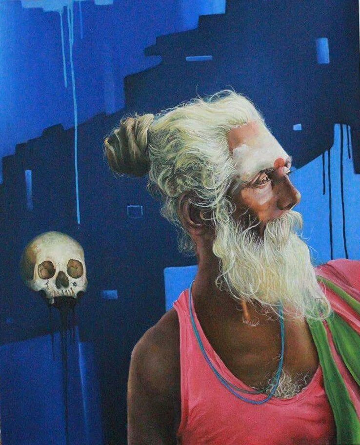 Indiani (2017) - Best in Show Oil on canvas 950 €