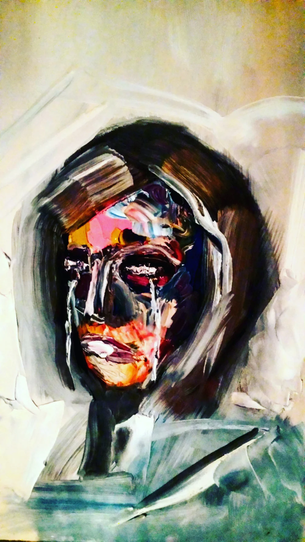 Unhappiness (2017) Oil on canvas 100 €
