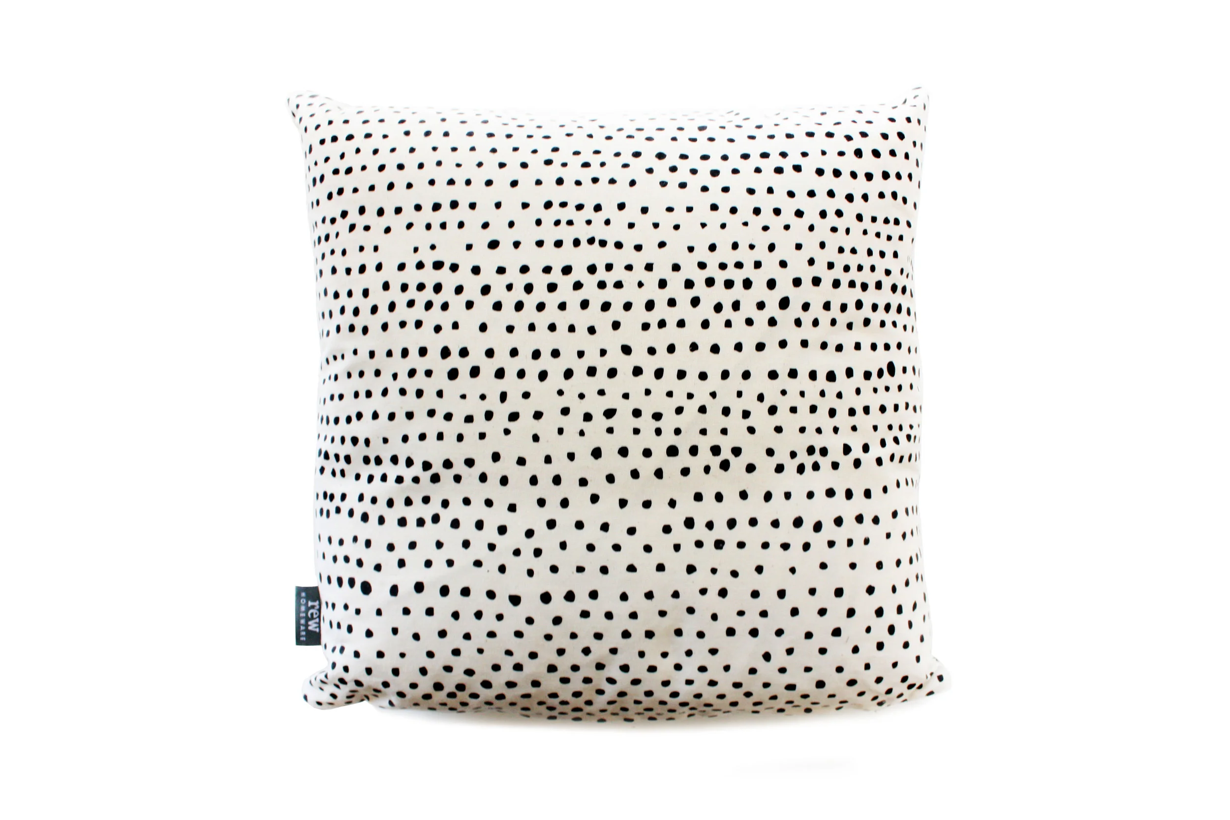 Hand Printed Dot Cushion