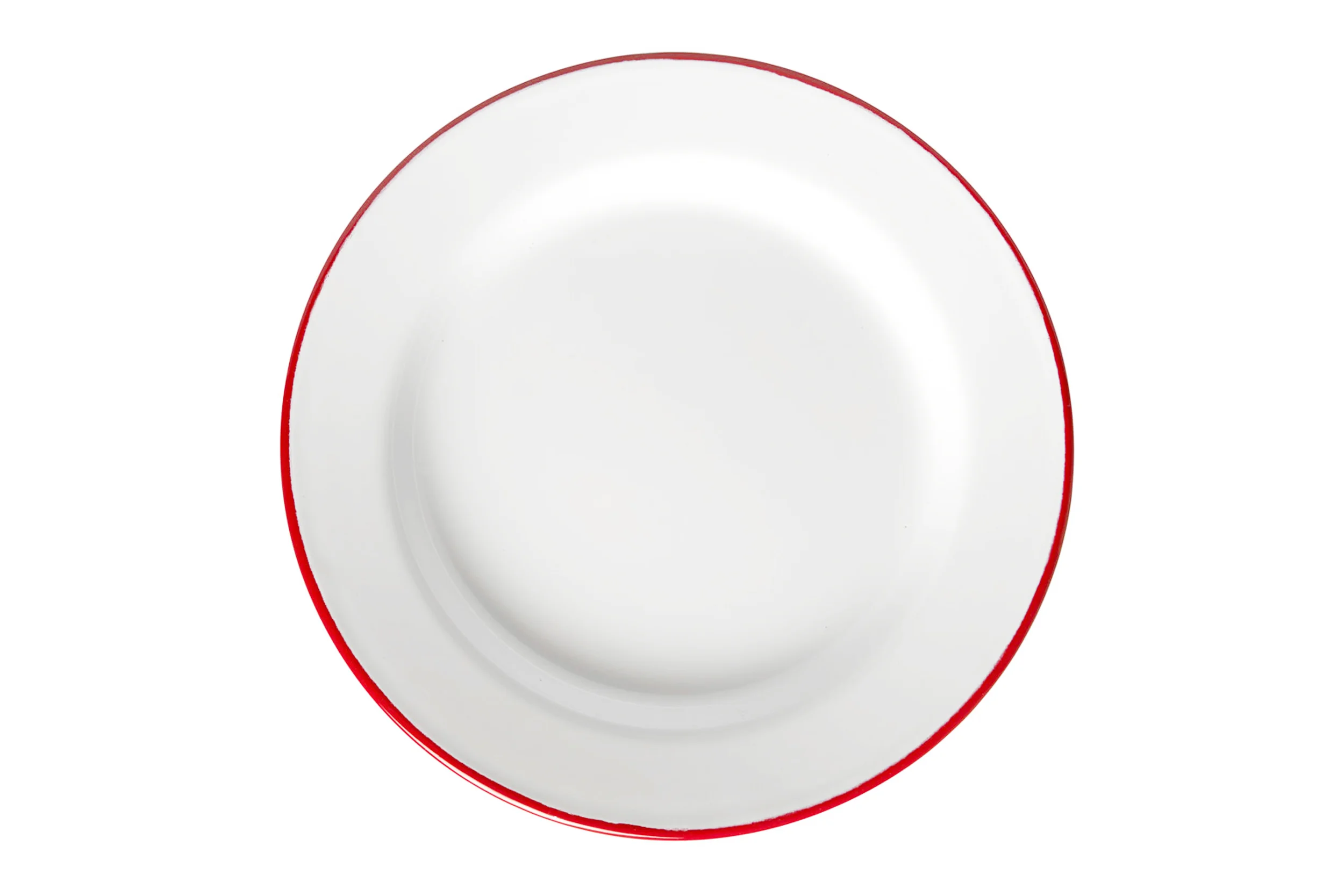 Falcon Red Rim Plate 24cm