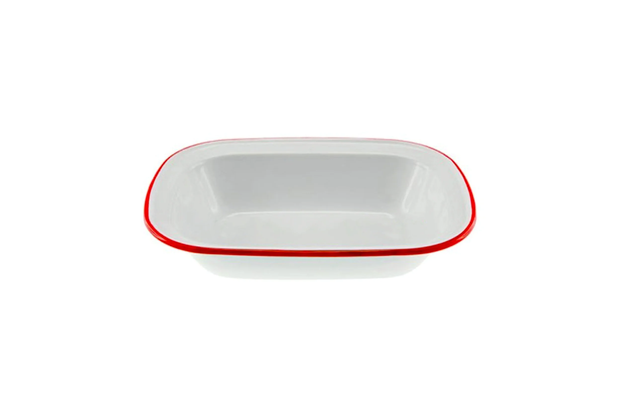 Falcon Red Rim Pie Dish 16cm