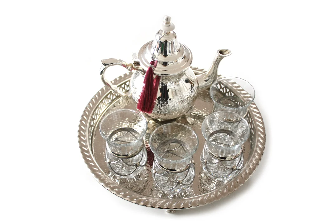 Moroccan Silver Tea Set
