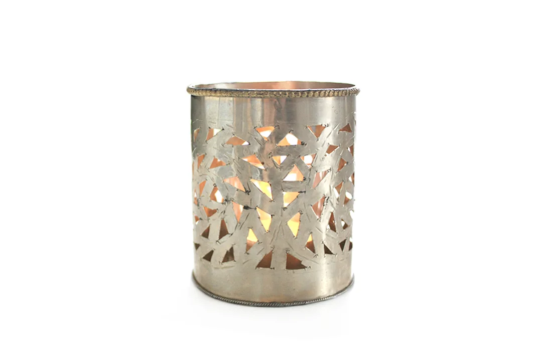 Silver Candle Holder