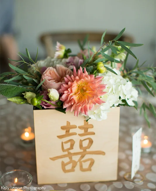 Boxed Flowers | Seattle Wedding 