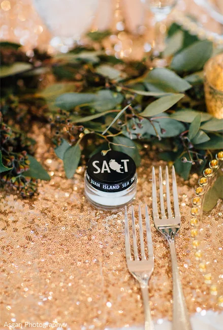 Glittery Roche Harbor Wedding 