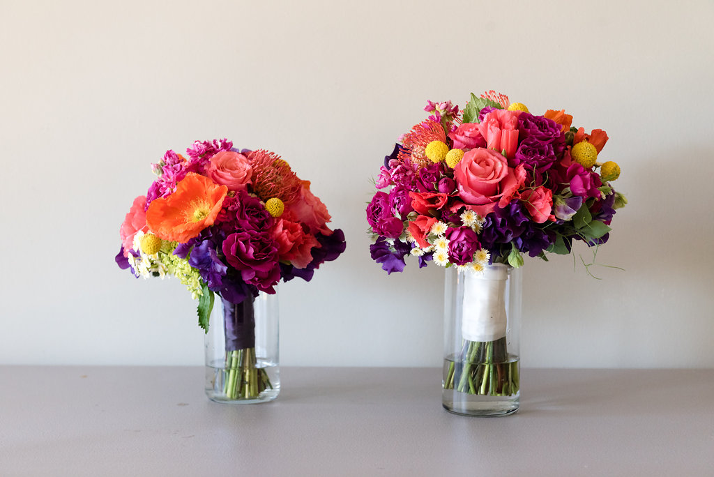 Within Sodo Wedding | Colorful Wedding Bouquet | Affinity Photography | Seattle Wedding Planner | New Creations Weddings