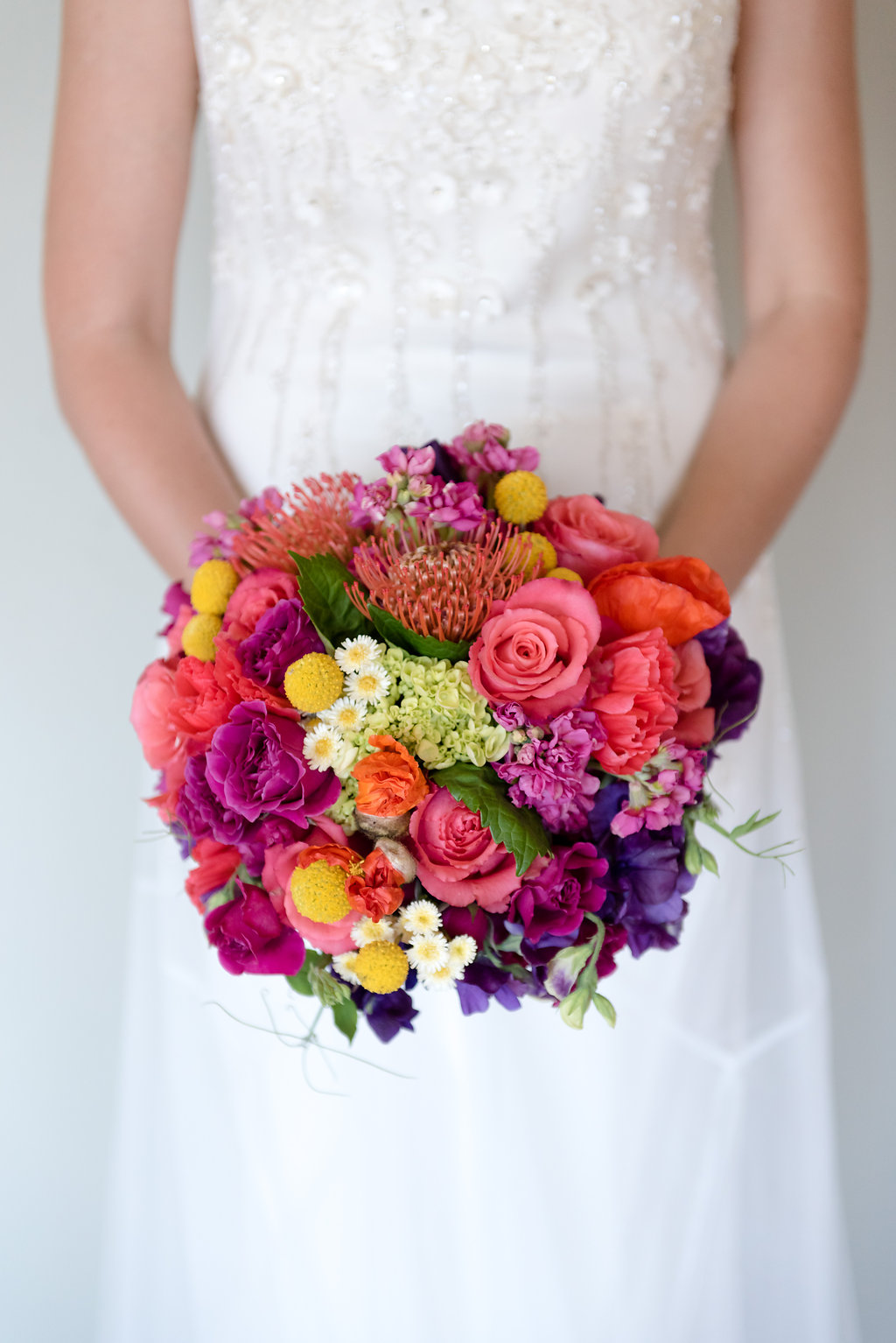 Within Sodo Wedding | Tropical Wedding Bouquet | Affinity Photography | Seattle Wedding Planner | New Creations Weddings