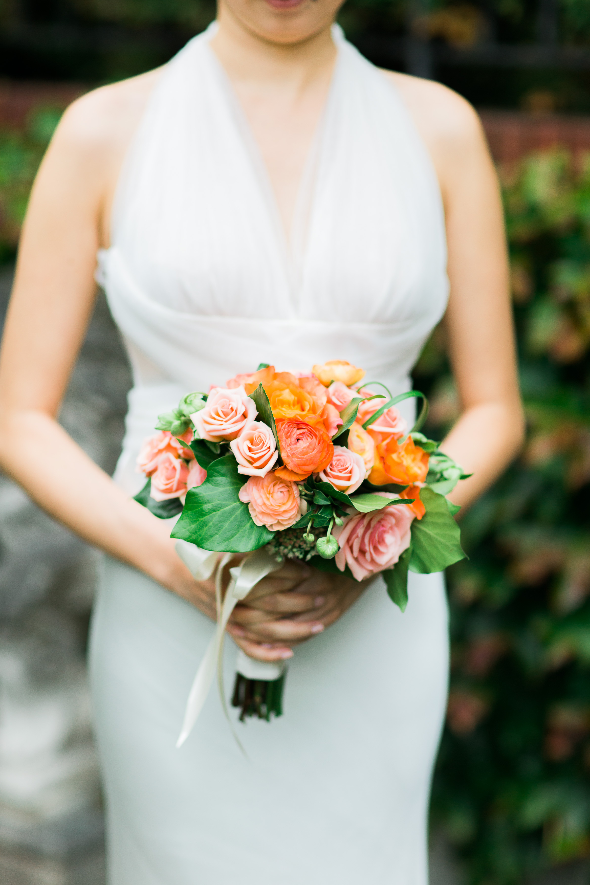 Pink and Peach Wedding Bouquet | Parsons Gardens Wedding | Asgari Photography | Chinese Wedding Planner | Seattle Wedding Planner