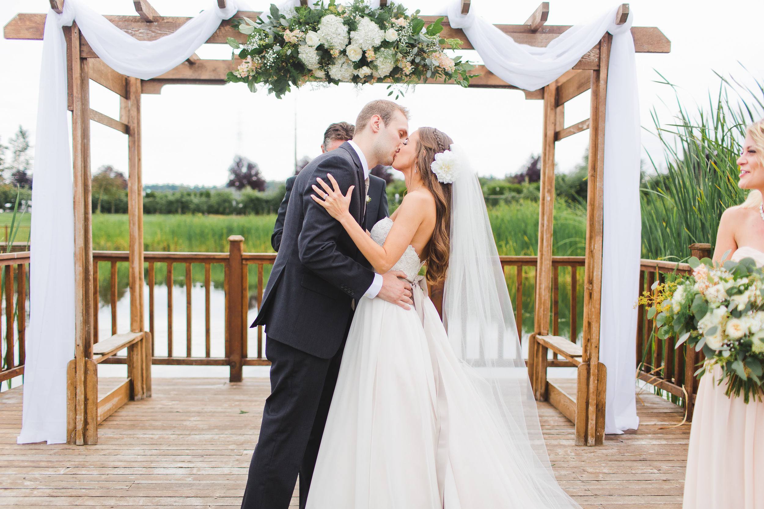 Wedding Ceremony Photo | Wedding Arbor | Wedding Arch | Garden Arch | Asgari Photography | Swans Trail Farm Snohomish Wedding | Snohomish Wedding Planner | Seattle Wedding Planner