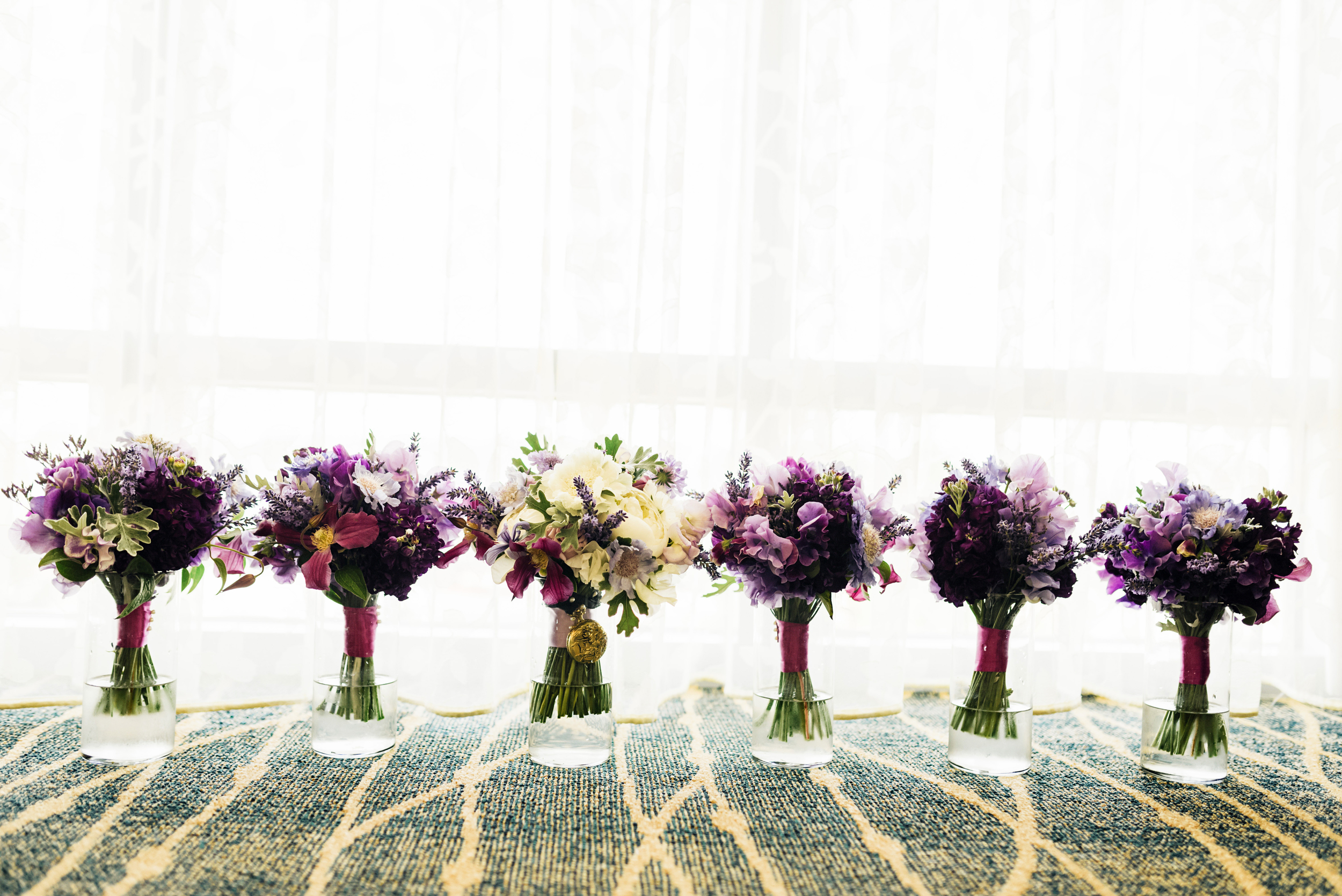 Purple Wedding Bouquets | Joe and Patience Photography | Filipino Wedding Planner | Seattle Wedding Planner | Ballard Bay Club Wedding