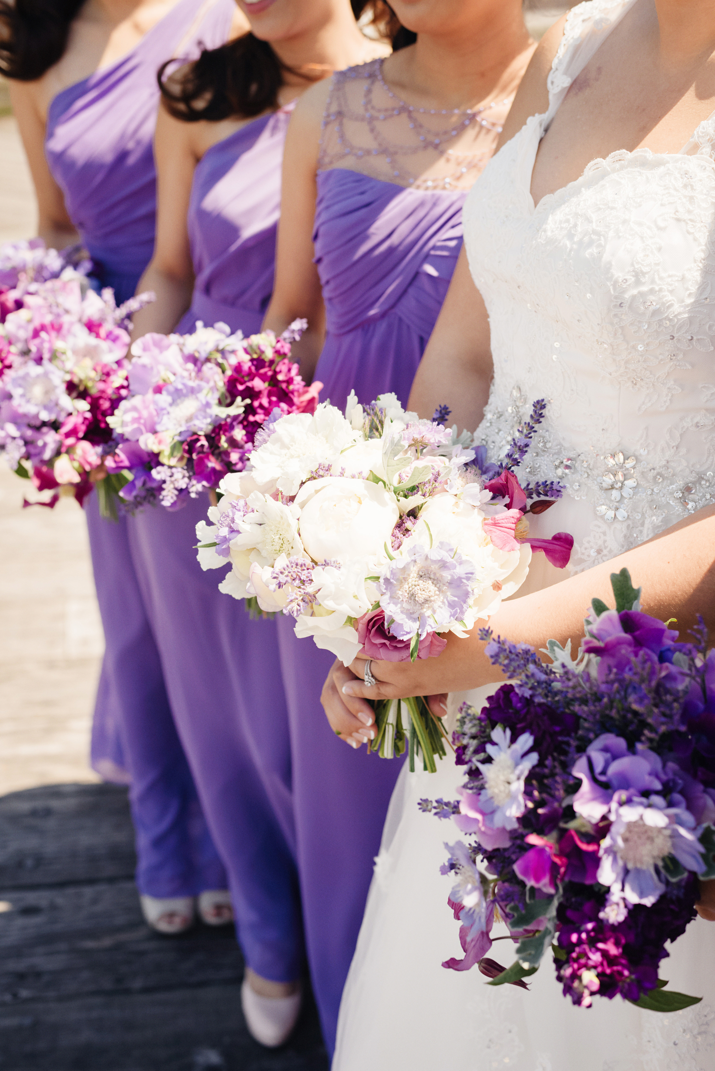 Purple and White Wedding Bouquet | Joe and Patience Photography | Filipino Wedding Planner | Seattle Wedding Planner | Ballard Bay Club Wedding