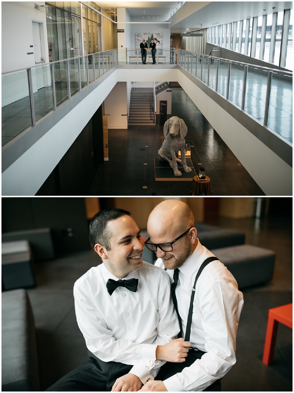Two Grooms at the Tacoma Art Museum