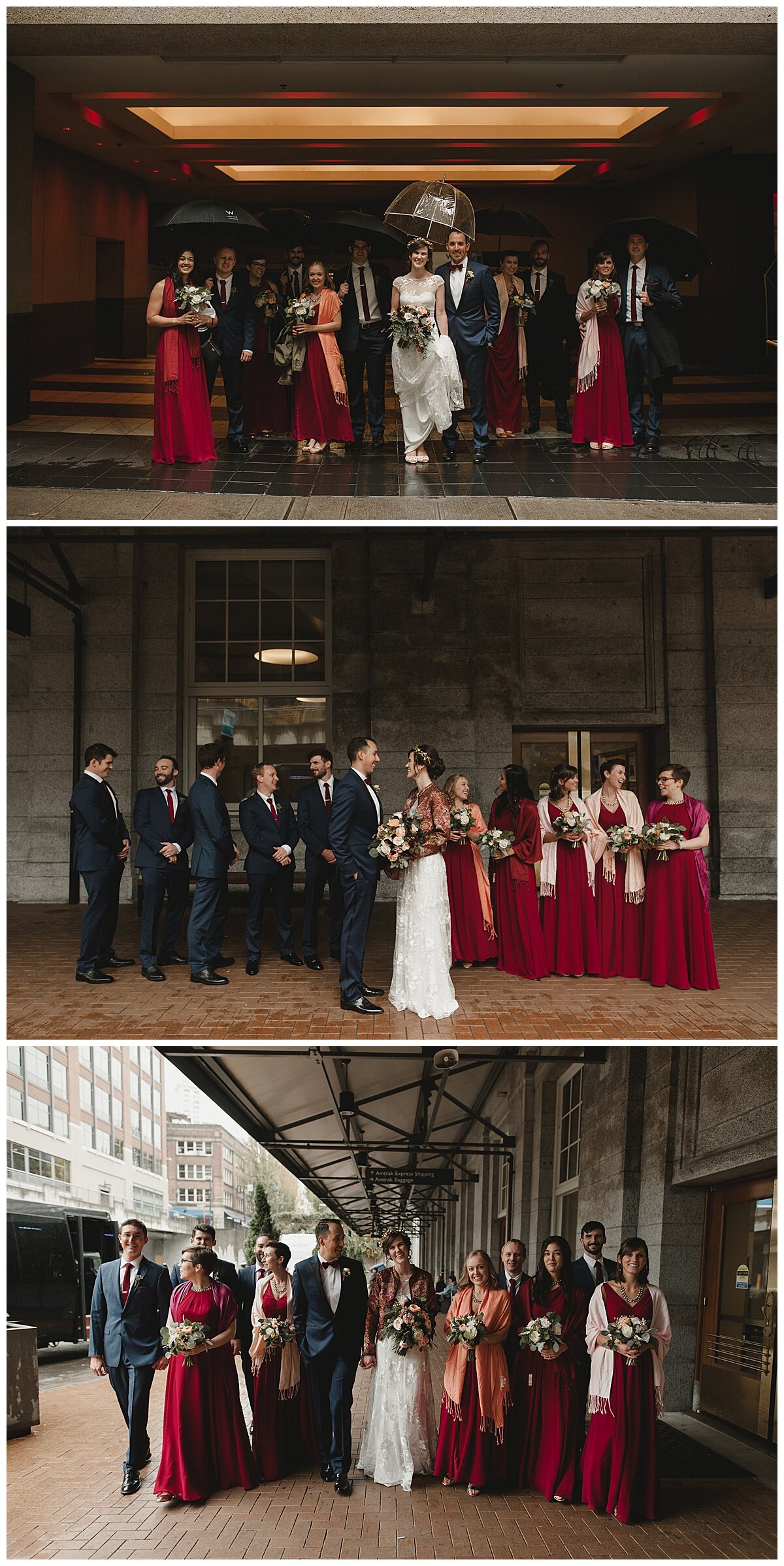 modern fall wedding at sodo park