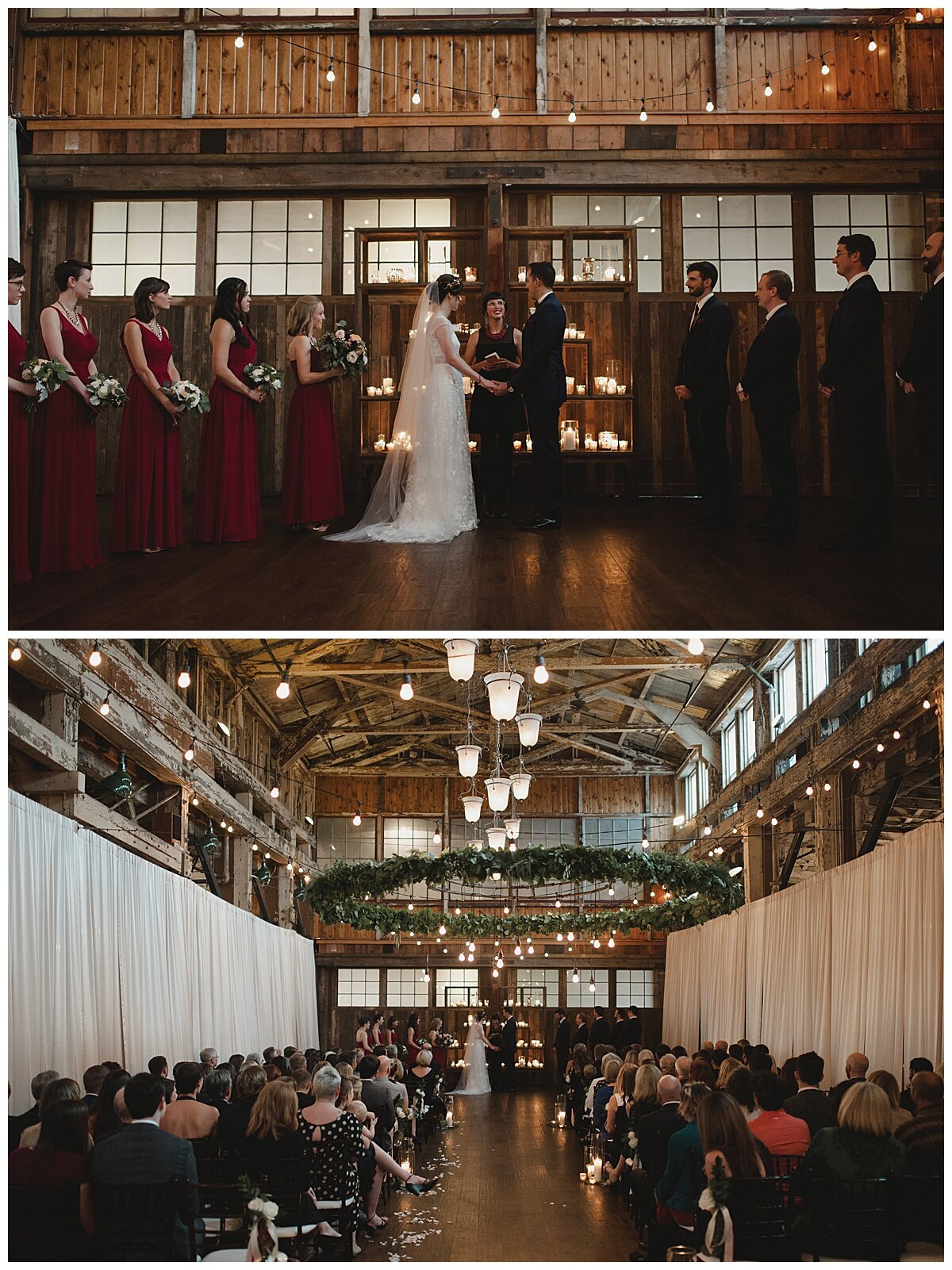 modern fall wedding at sodo park