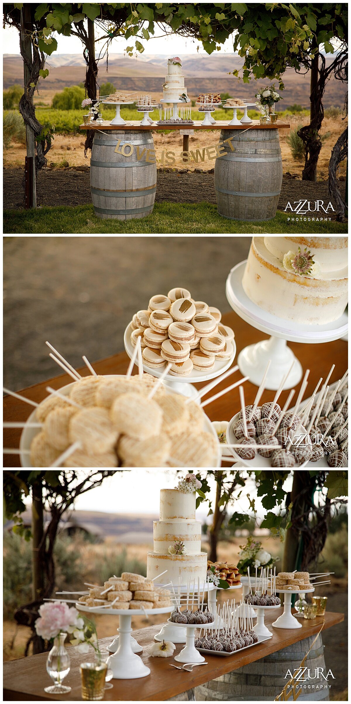 Romantic Summer Wedding at Cave B Estate Winery