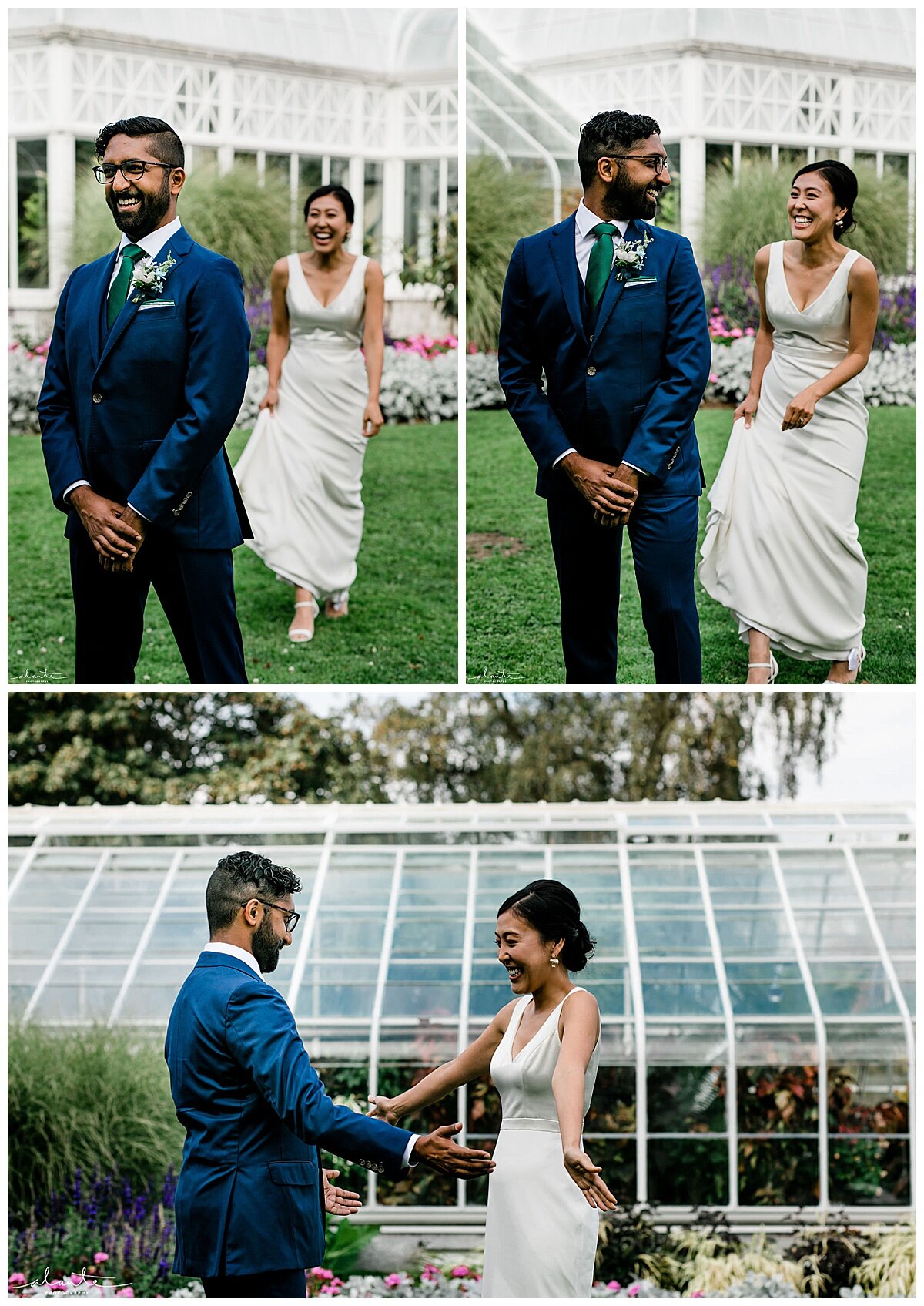 Japanese Fall Wedding at Seattle's World Trade Center