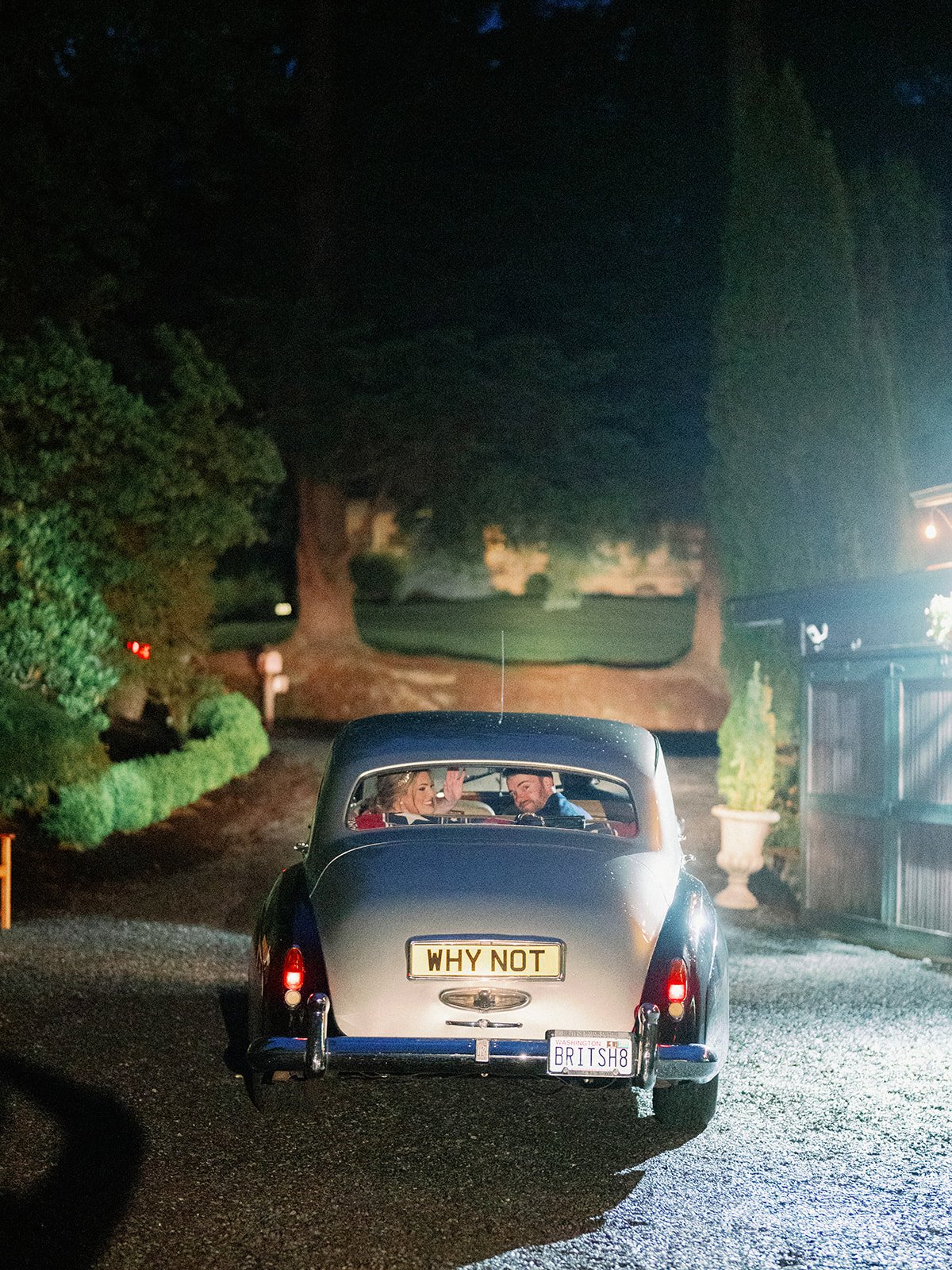 Rolls Royce Wedding Day Getaway Car