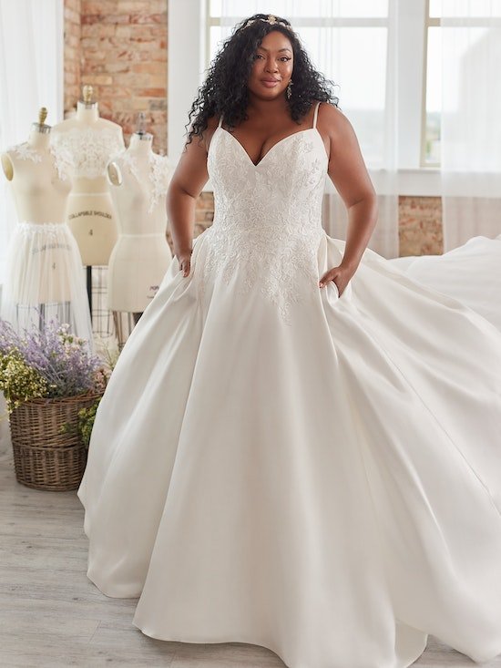 Crystal Mermaid Plus Size Wedding Dress With Sheer Full Sleeves, Beading,  And Bridal Corset Shapewear Back Design From Queenshoebox, $188.59 |  DHgate.Com