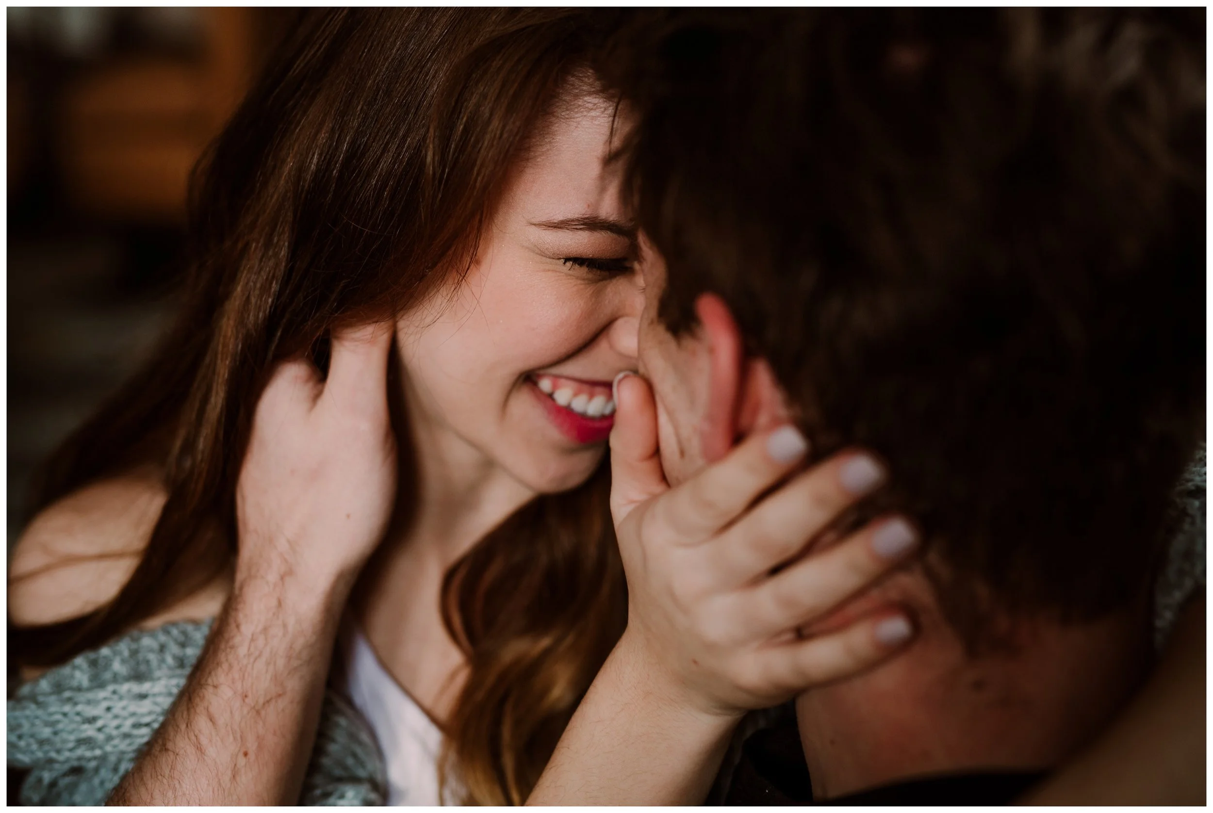 Courtney & Steve | Cozy In-Home First Anniversary Session | Lancaster PA Wedding Photographer