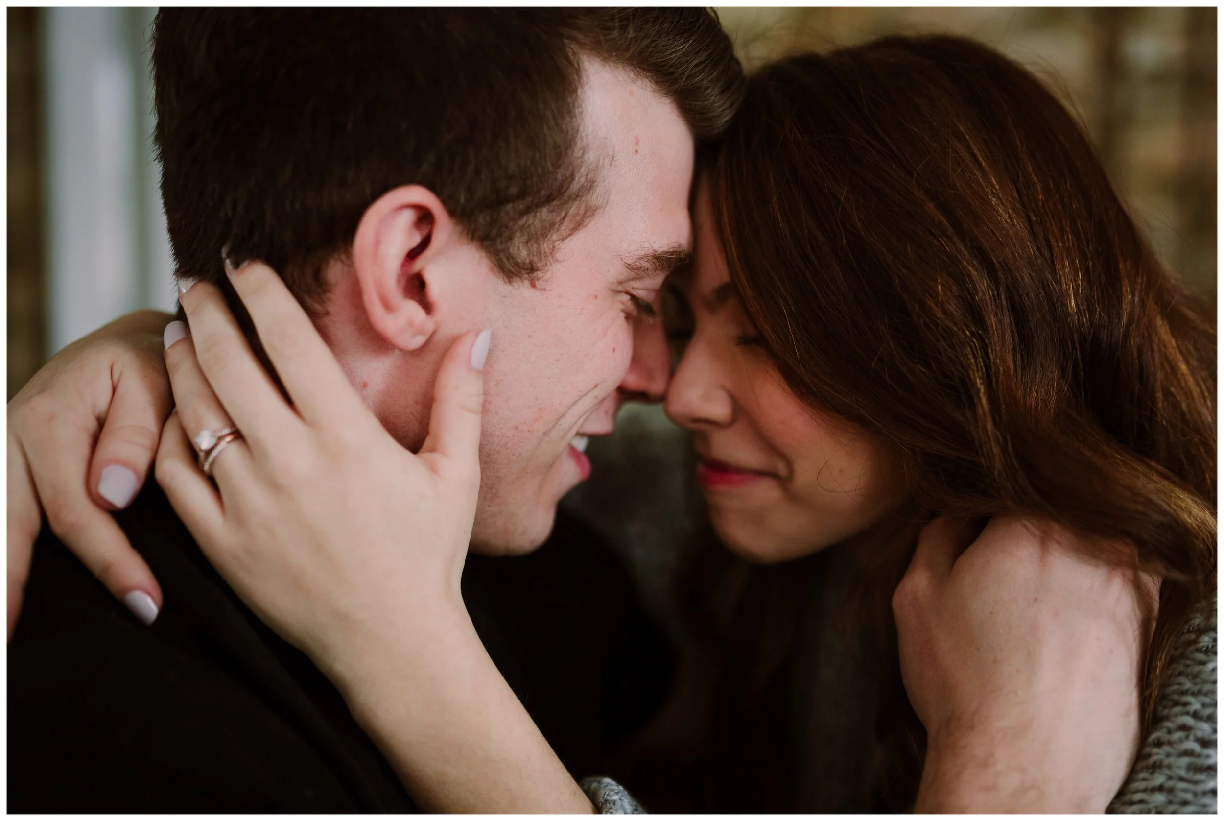 Courtney & Steve | Cozy In-Home First Anniversary Session | Lancaster PA Wedding Photographer