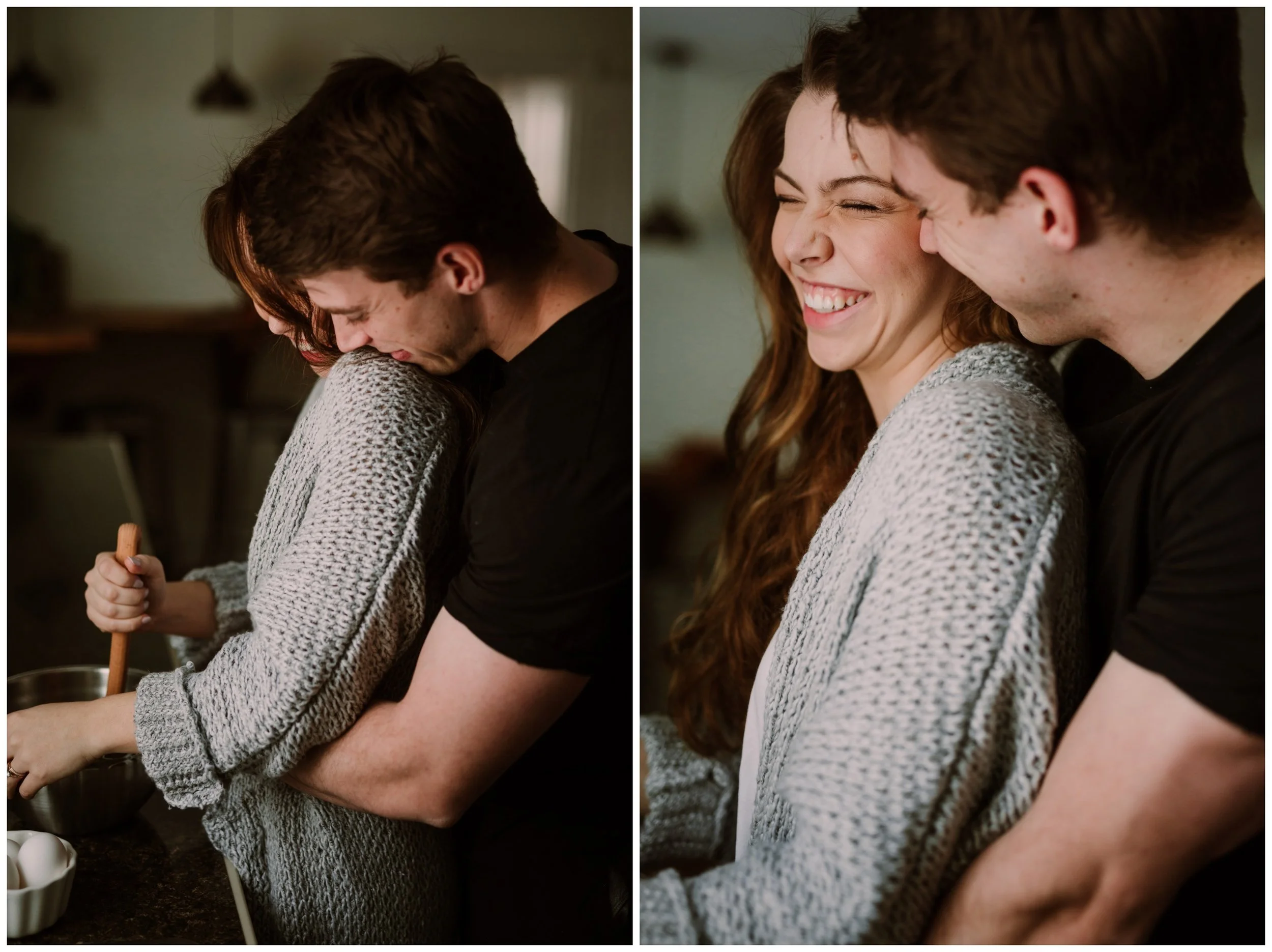 Courtney & Steve | Cozy In-Home First Anniversary Session | Lancaster PA Wedding Photographer