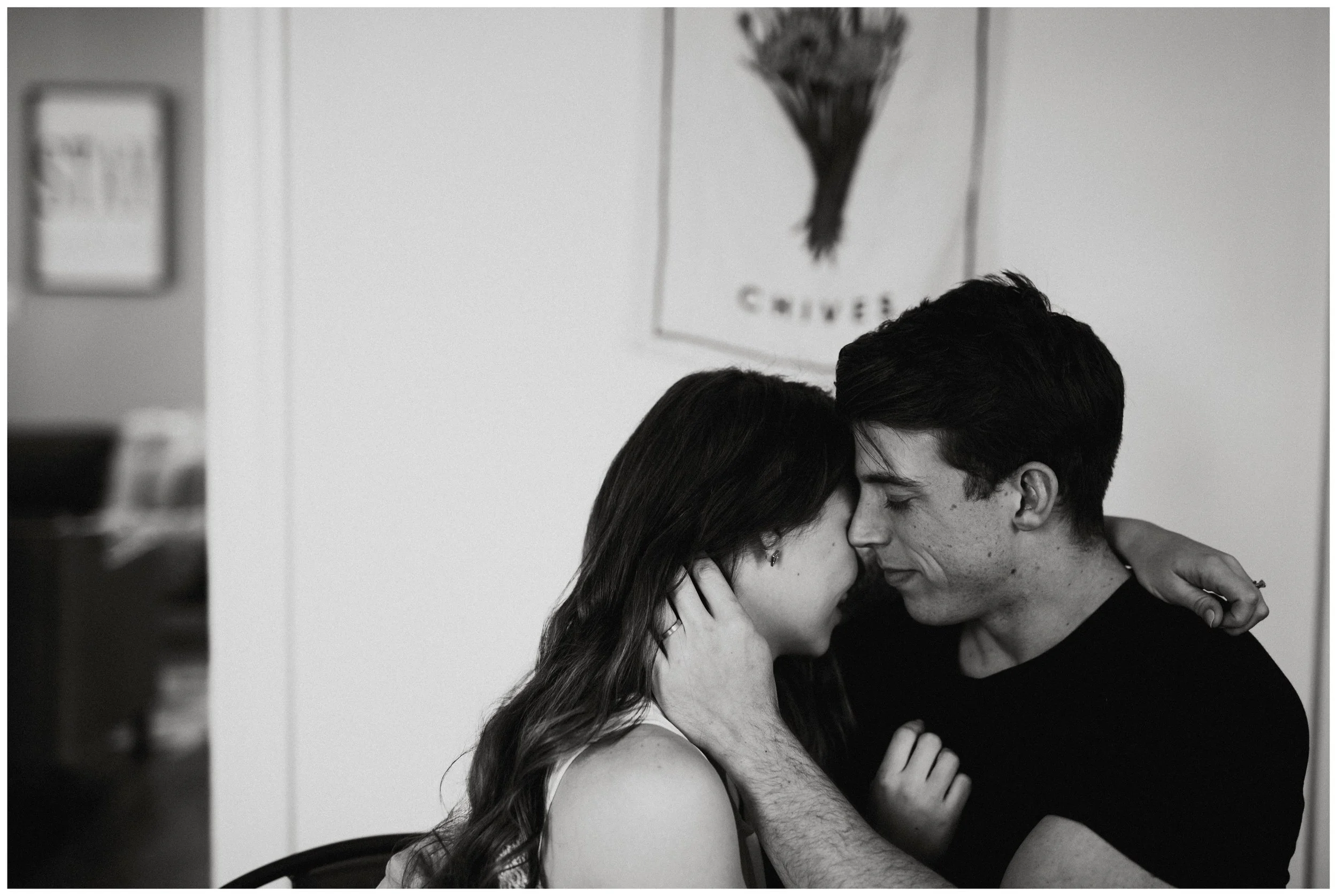 Courtney & Steve | Cozy In-Home First Anniversary Session | Lancaster PA Wedding Photographer