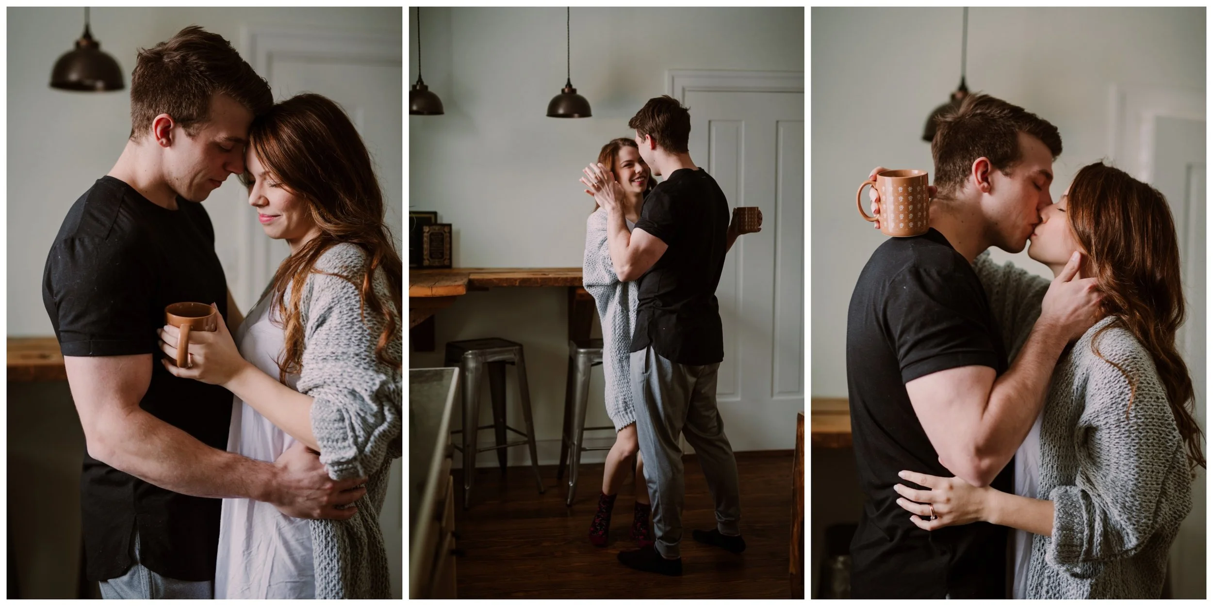 Courtney & Steve | Cozy In-Home First Anniversary Session | Lancaster PA Wedding Photographer