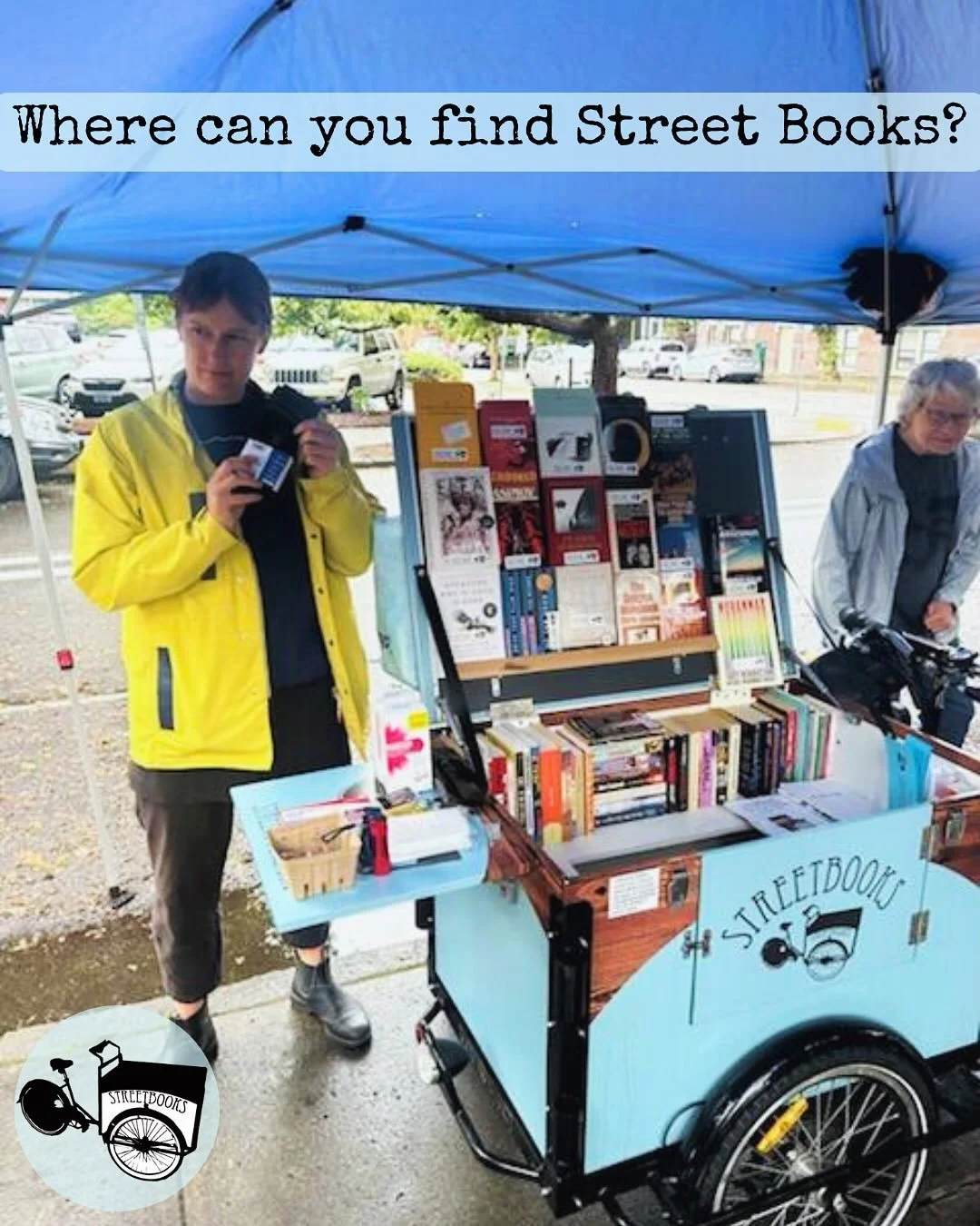 Wednesday mornings you&rsquo;ll find the Street Books bicycle library at Trinity Cathedral in Northwest Portland, where our amazing team of librarians and volunteers set up from 11-1 with books and supplies for the lunchtime crowd 🥰📚🍽️

If you&rsq
