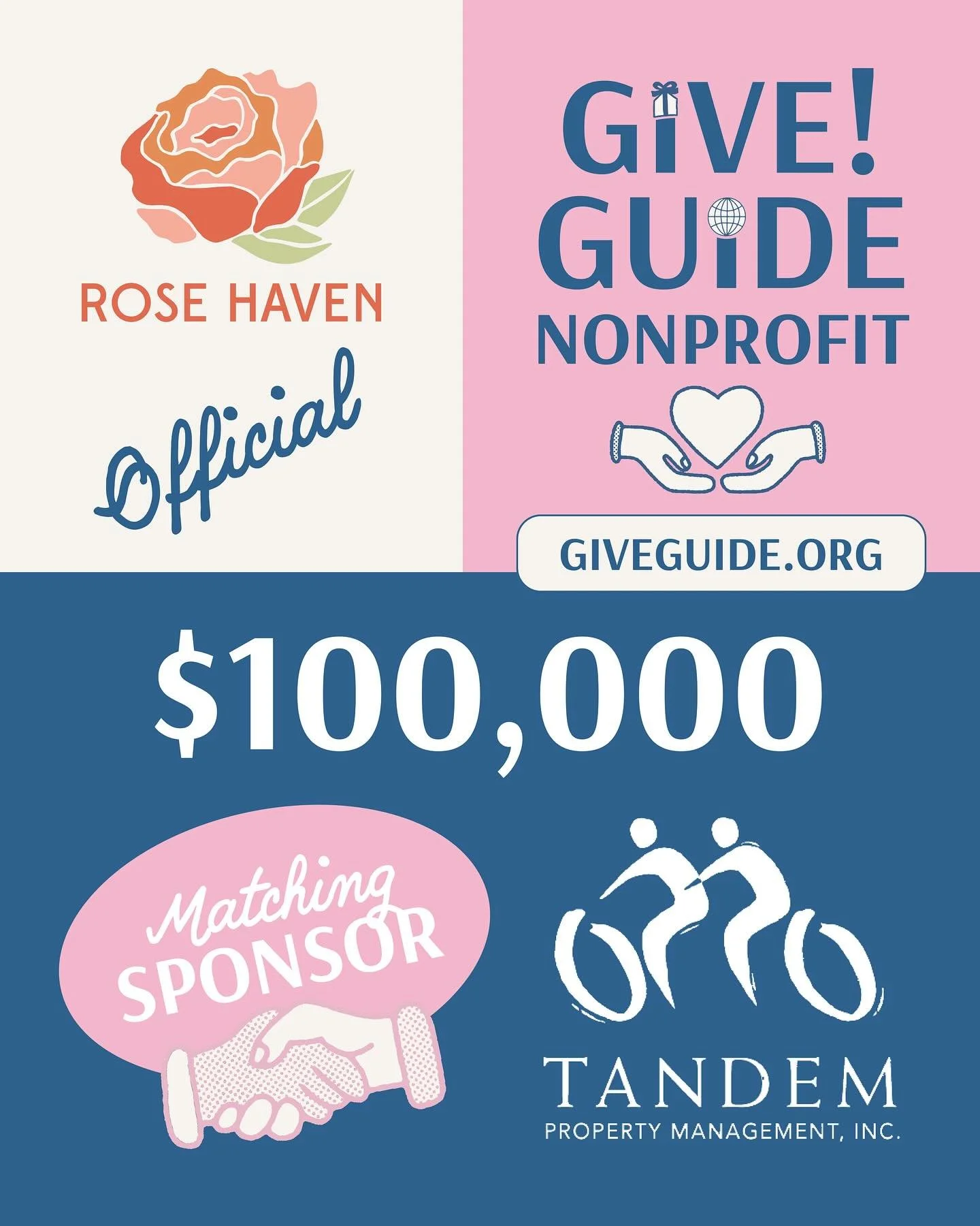 🌹Rose Haven is one of our partners in the @willametteweek Give!Guide this year!

🚲Tandem Property Management has generously agreed to MATCH all donations to Rose Haven via givguide.org up to $100,000!

❤ ️Rose Haven&rsquo;s Mission is to provide da