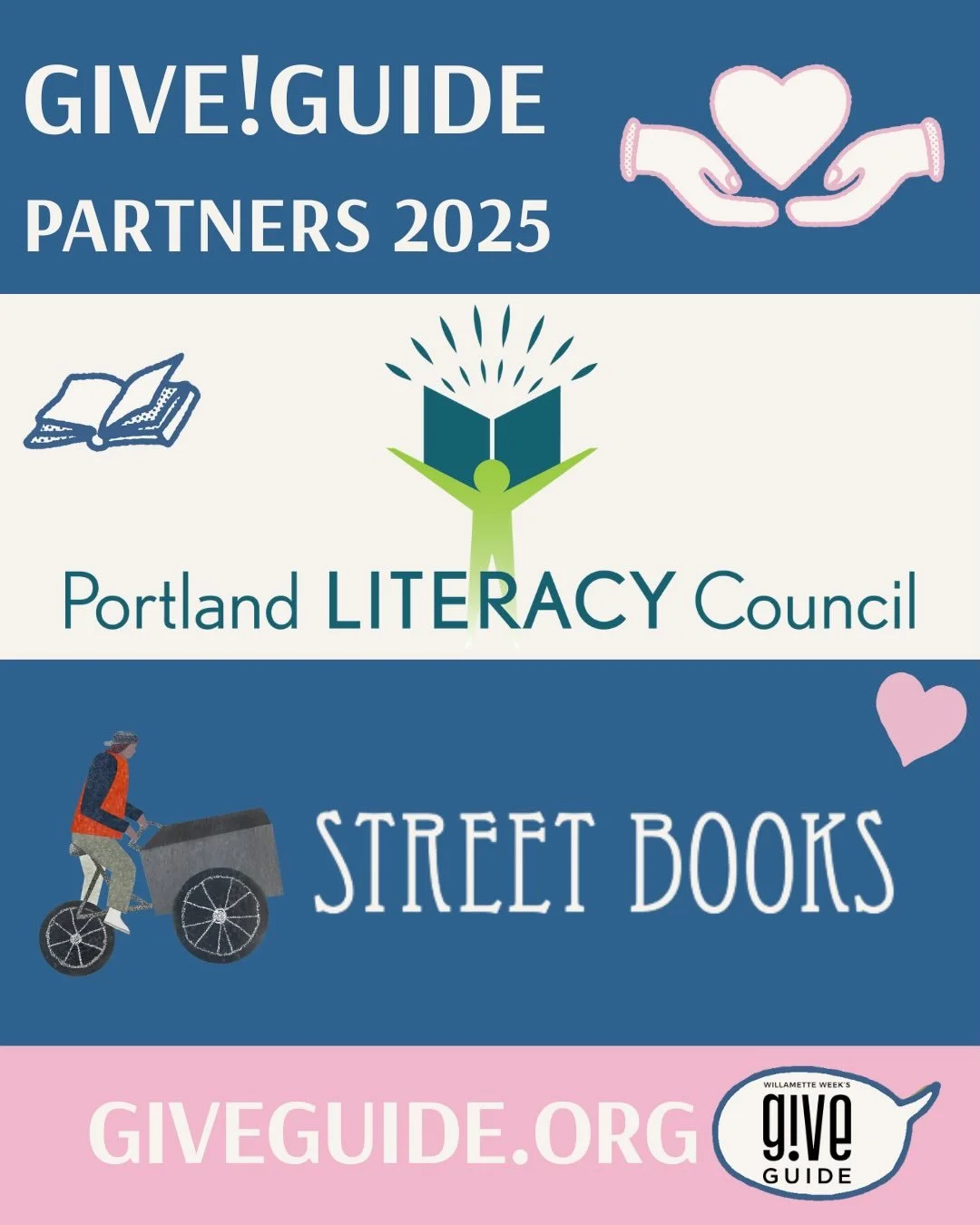 📚Street Books and Portland Literacy Council are proud to partner for Willamette Week&rsquo;s 2025 Give!Guide🌟

🤝Portland Literacy Council and Street Books are united by our belief in the power of reading to help shape a better world. PLC provides 