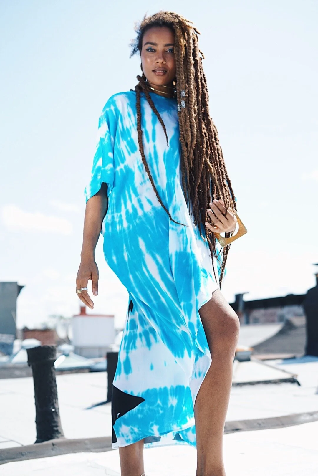 Afefe Kaftan - Turquoise