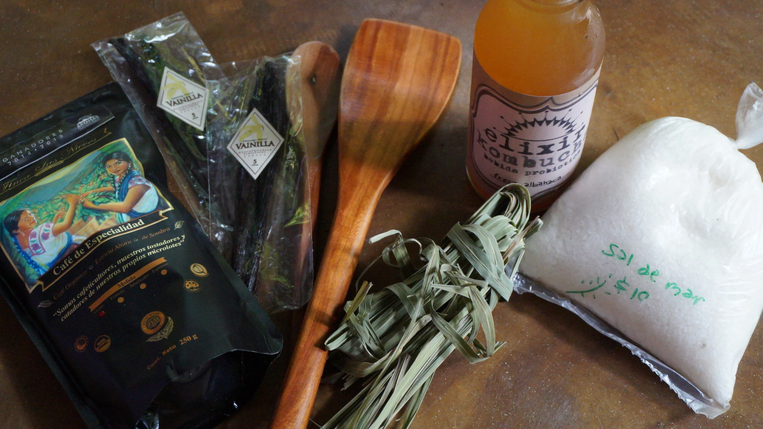  Goodies from the local organic shop in La Punta 