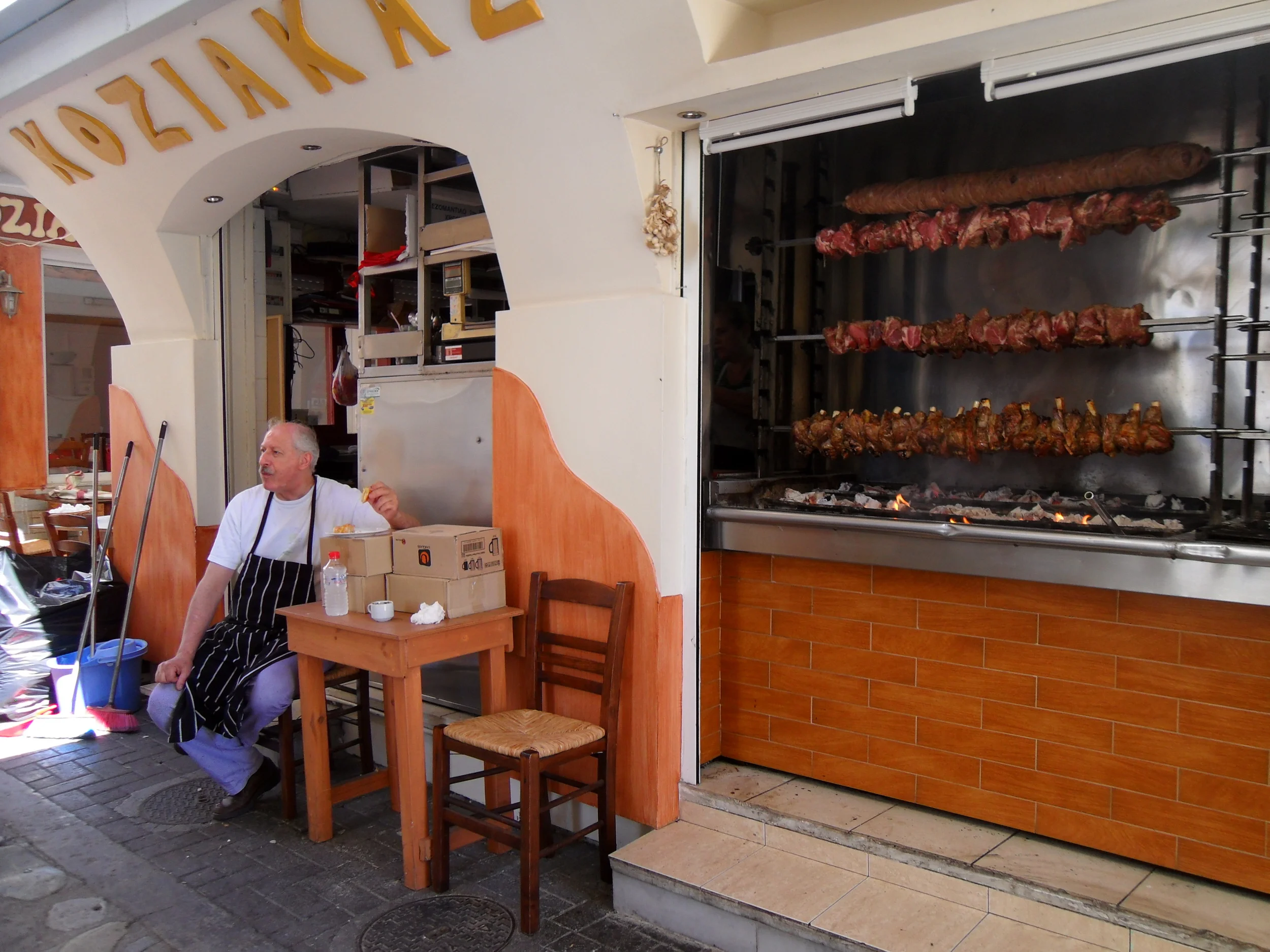 Rotisserie from a trip to Skiathos, Greece