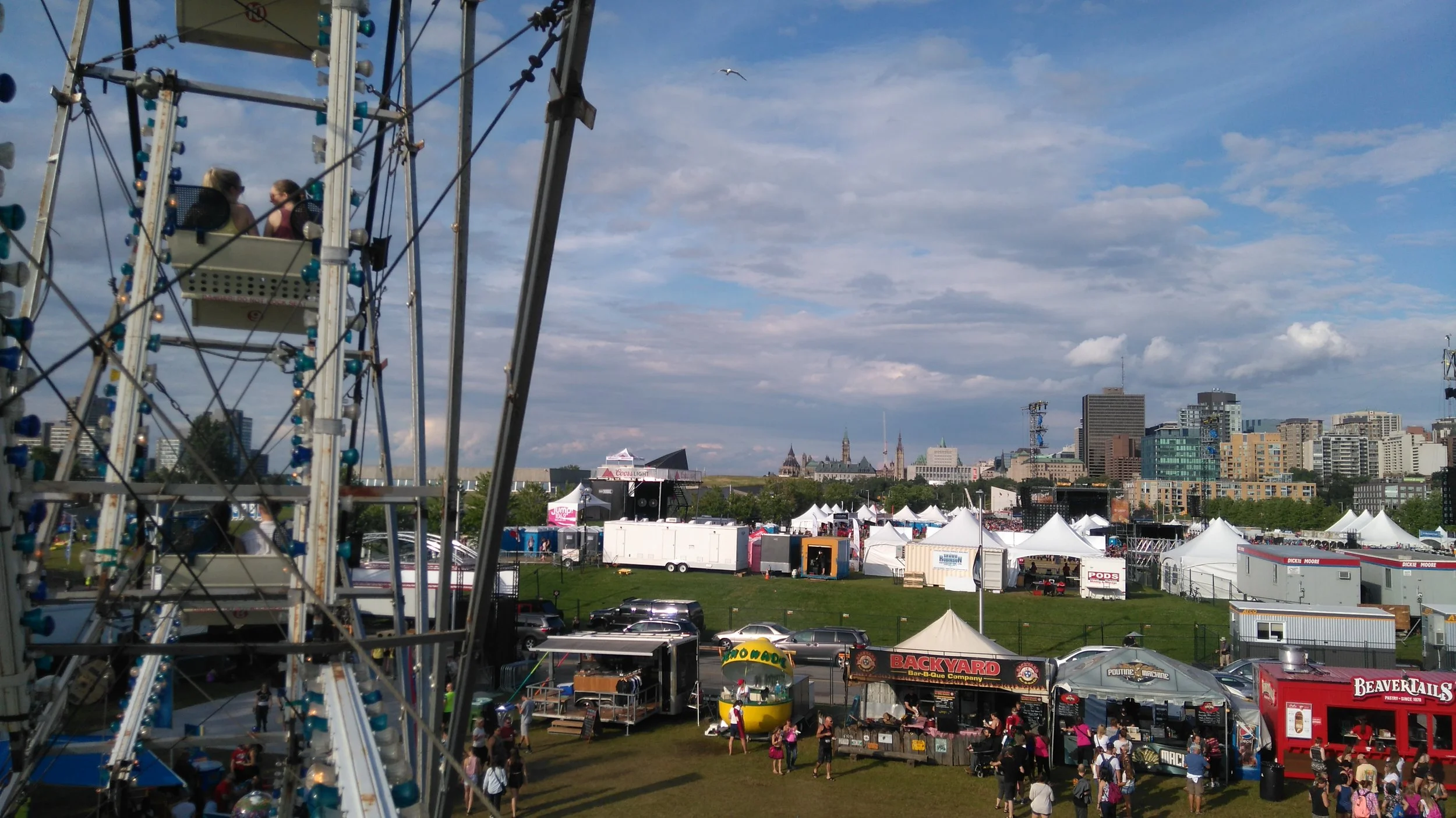 $2 for the Ferris Wheel? That view.