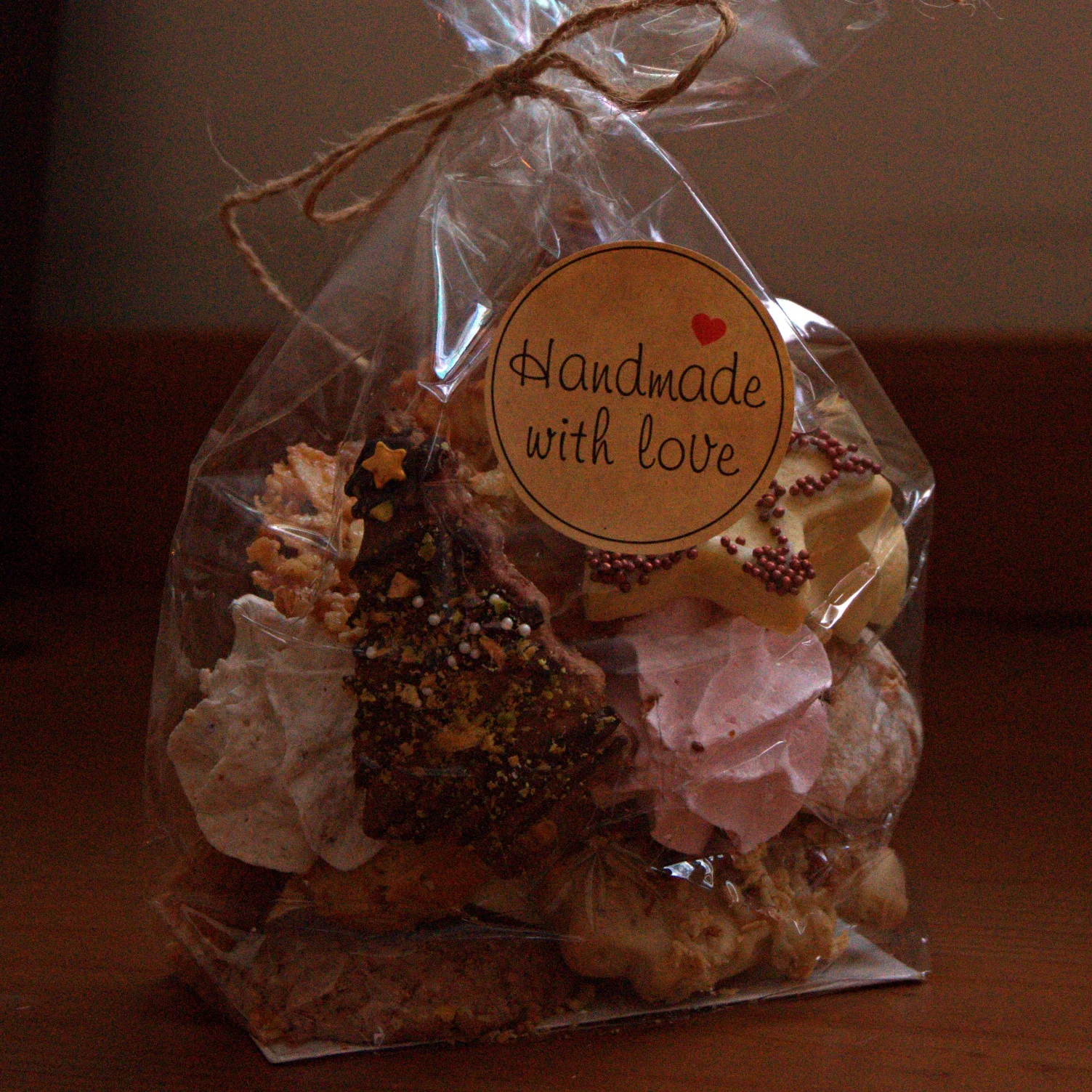 Cookie bag with my egg and chicken delivery! Thanks Ferme Reveuse.