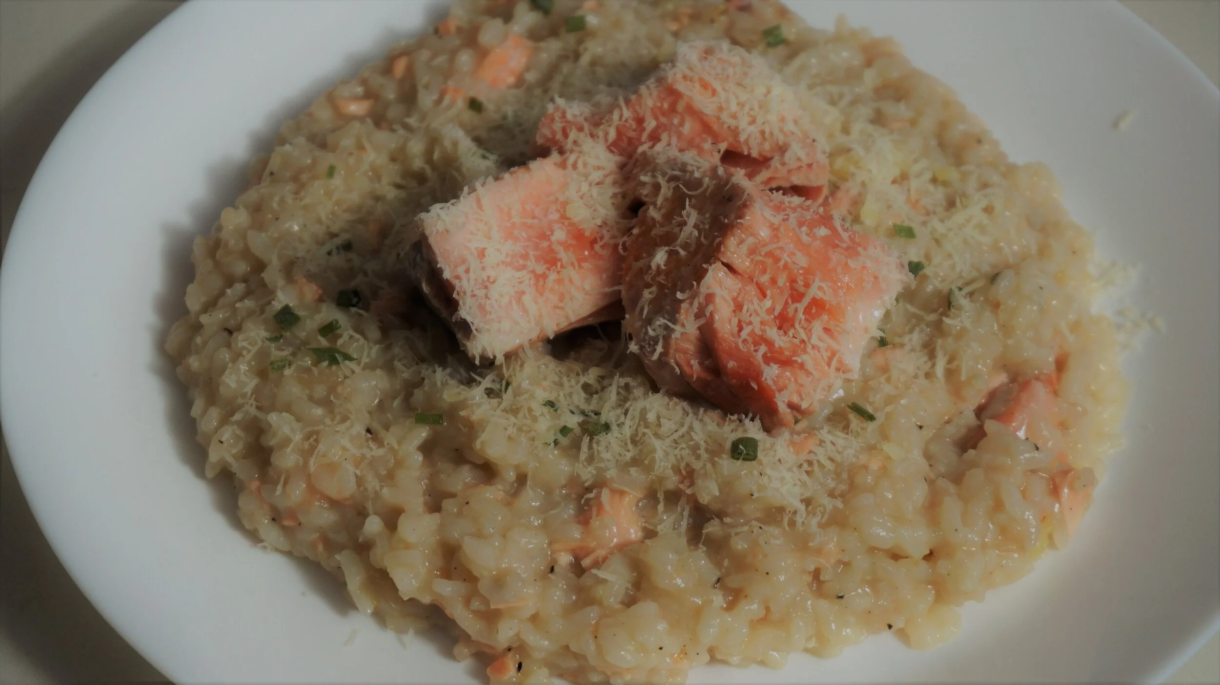 Salmon Risotto in the Instant Pot!