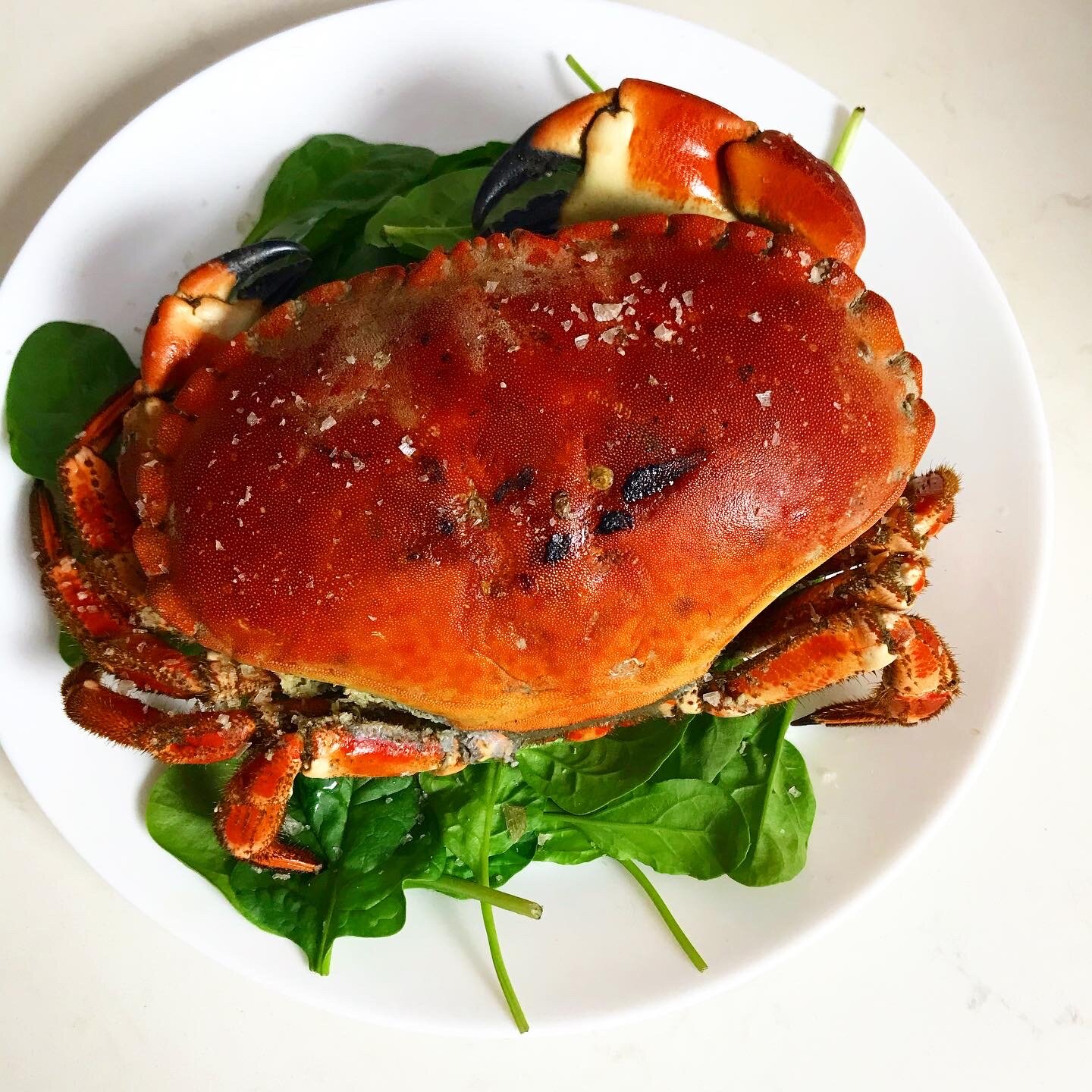 Salt-Grilled Crab