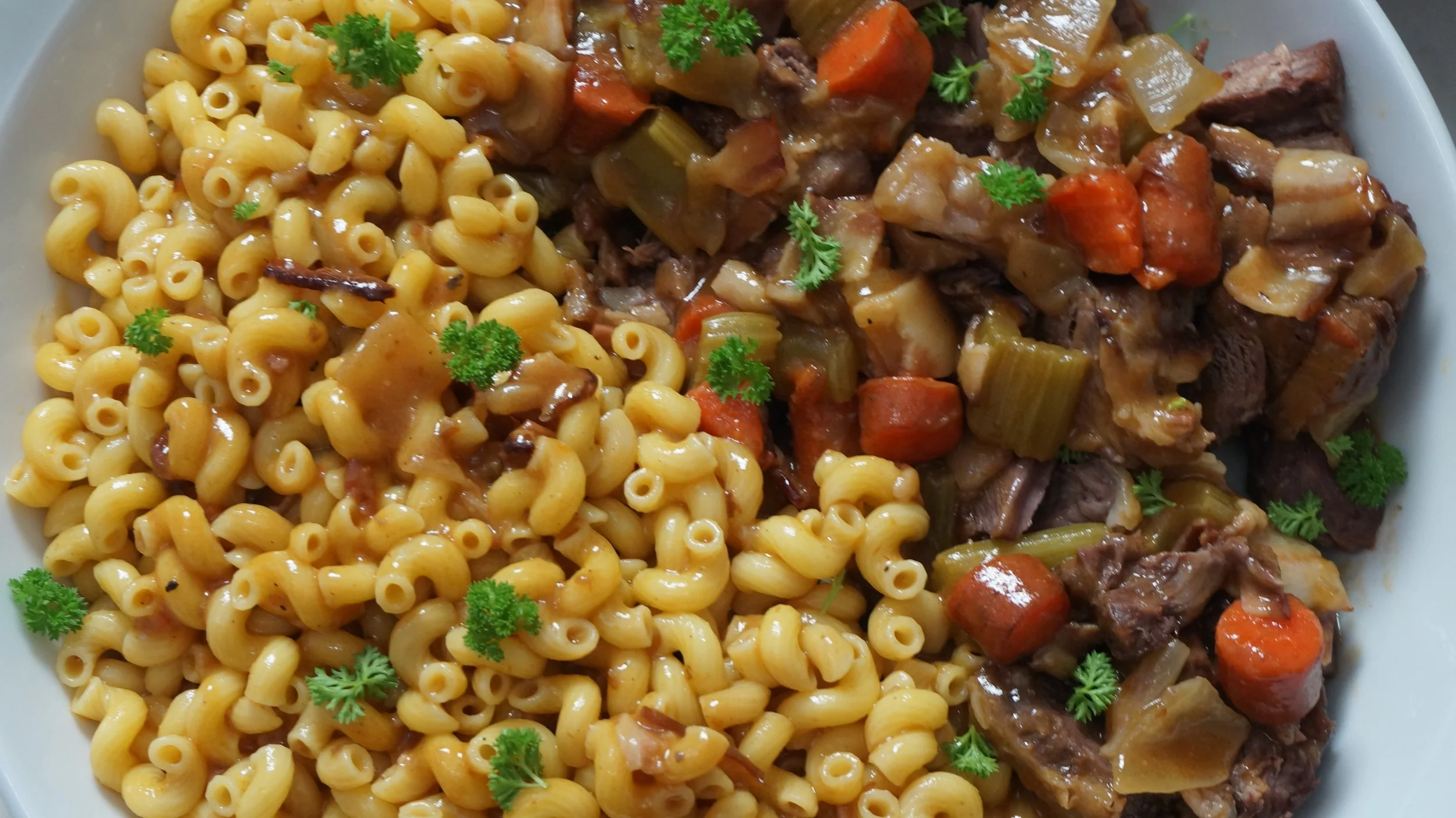 Italian Veal Blade Roast with Pasta