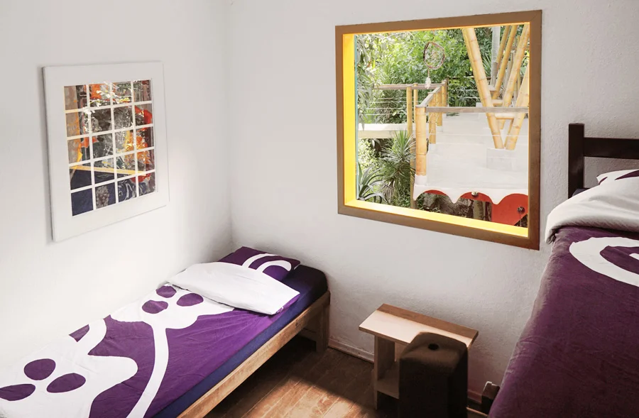 quartos na casa principal
