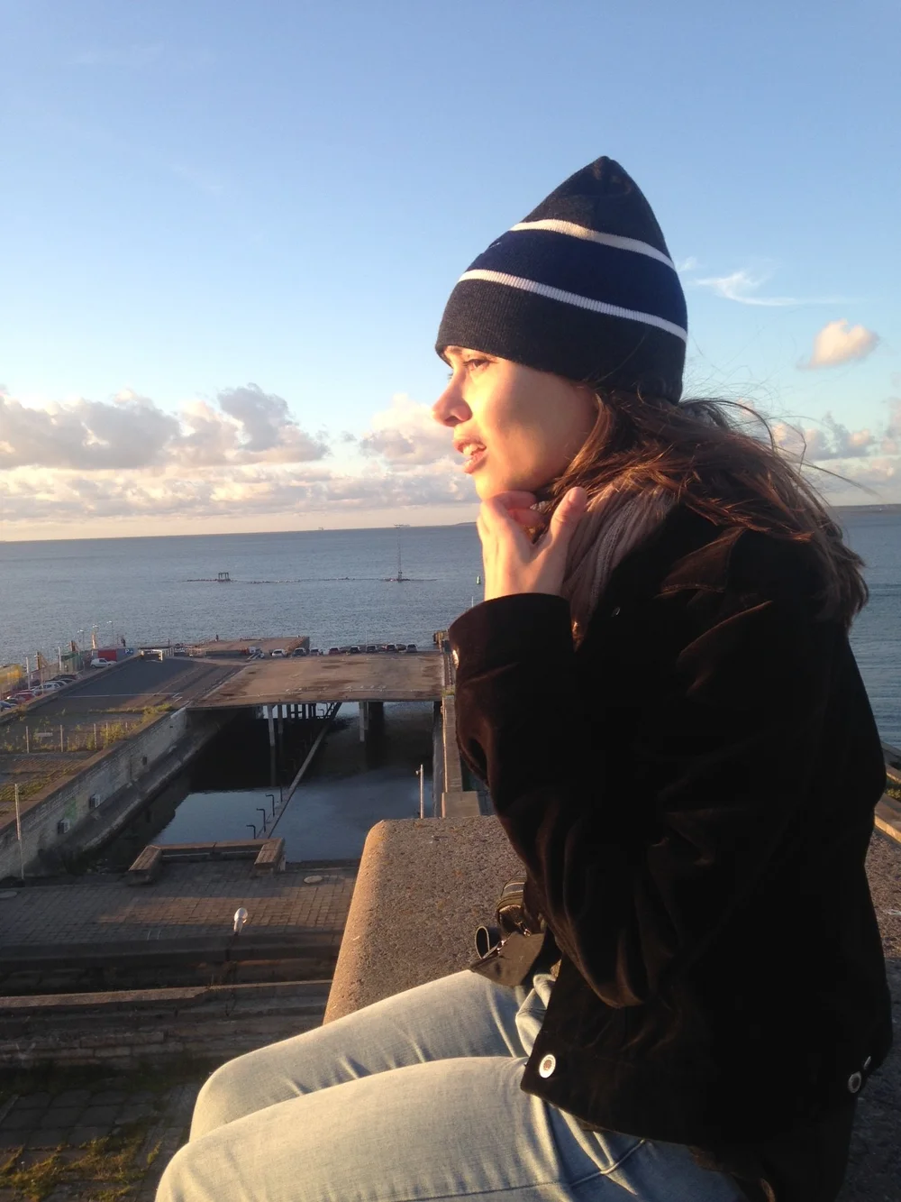 Jennifer McGreevey, the author in Tallinn, Estonia