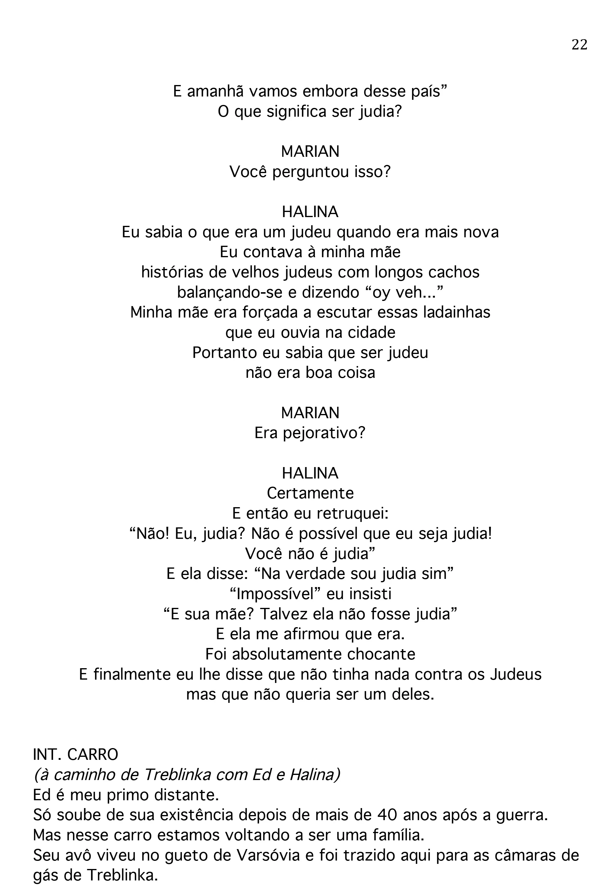 Never Forget To Lie Script In Portugese Life On Marz