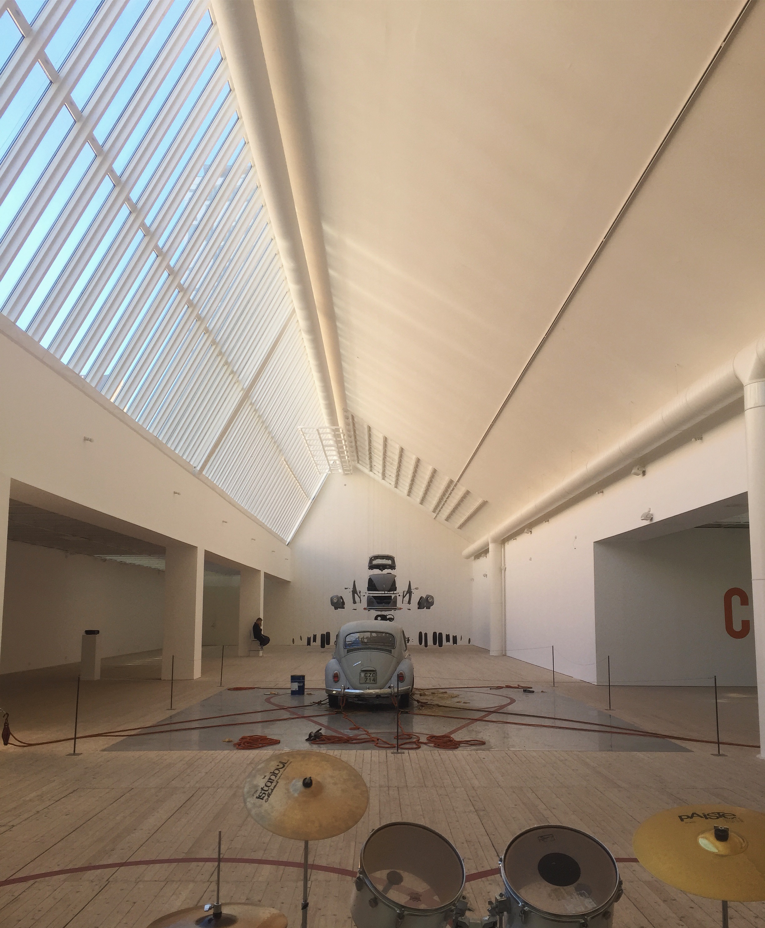 Exhibition Space View; ....Artists love such spaces, and for good reason, since the building, perhaps like the best of gallery spaces, has the capacity to avail itself to the presence of art...