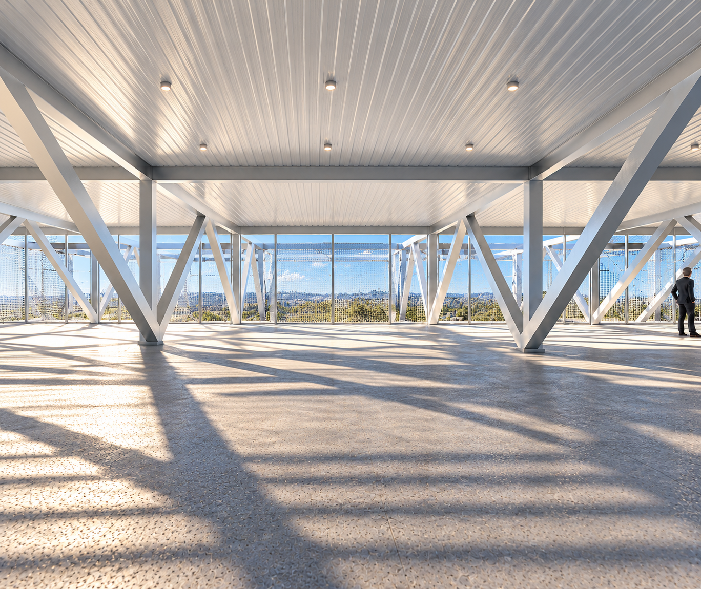 Sunlit Modern Pavilion Interior.png