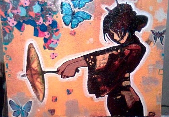 Acrylic on wood