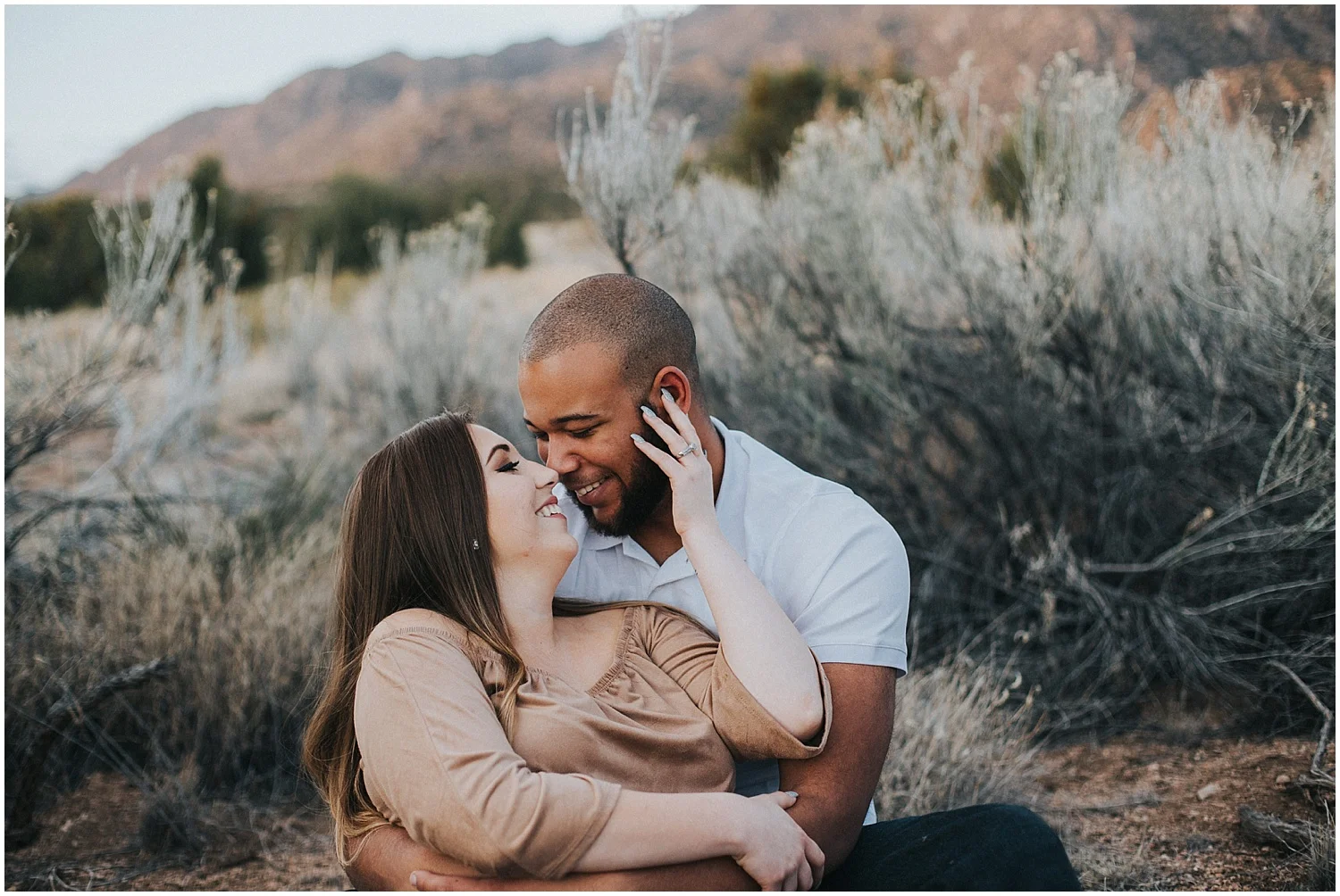 Marvin + Brianna | Desert Engagement Photos | Elena Gallegos Open Space | Albuquerque, New Mexico